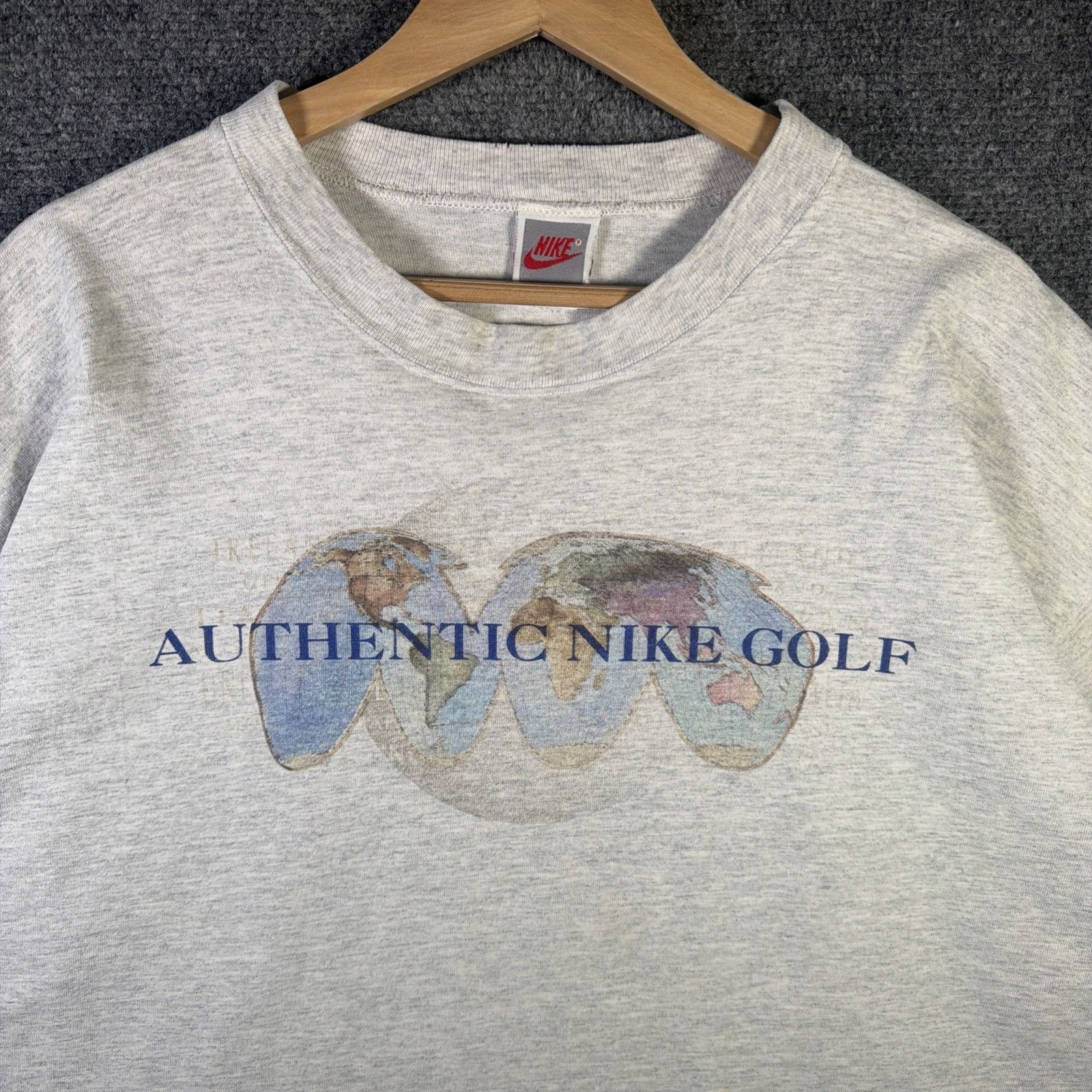 Nike ACG Vintage Nike Shirt Mens XL Gray 90s ACG Nike Golf Earth Size US XL / EU 56 / 4 - 1 Thumbnail