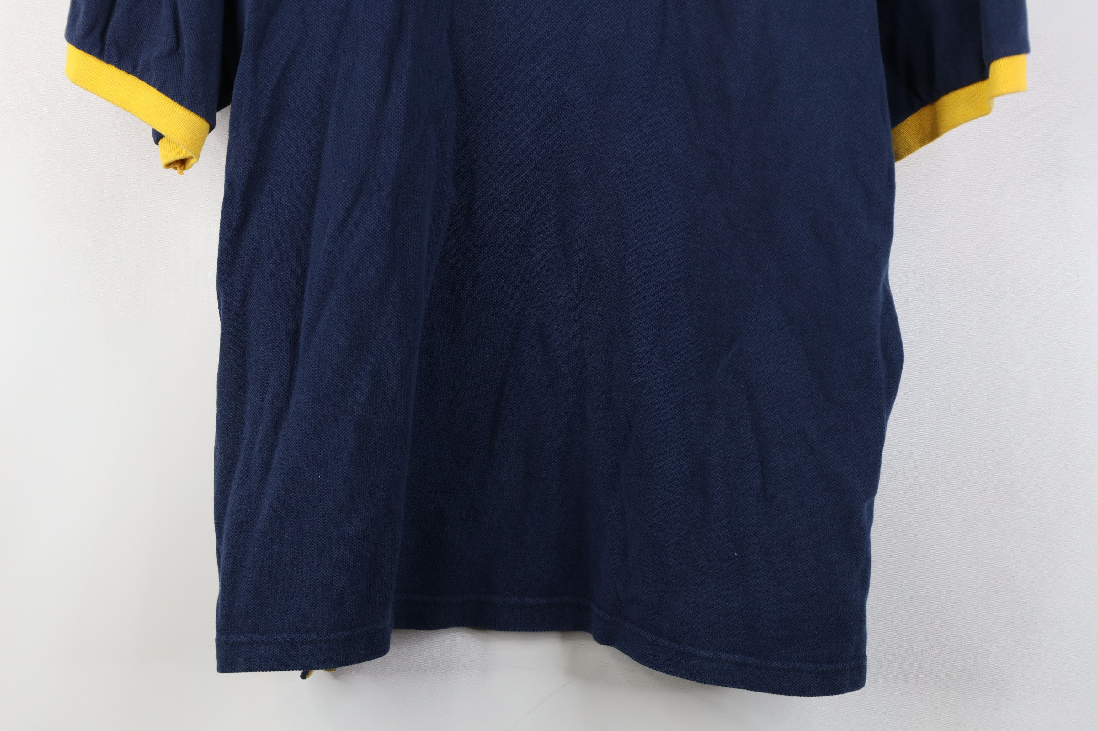 Champion Vintage 90s Champion Spell University of Michigan Polo Shirt Size US XL / EU 56 / 4 - 3 Thumbnail