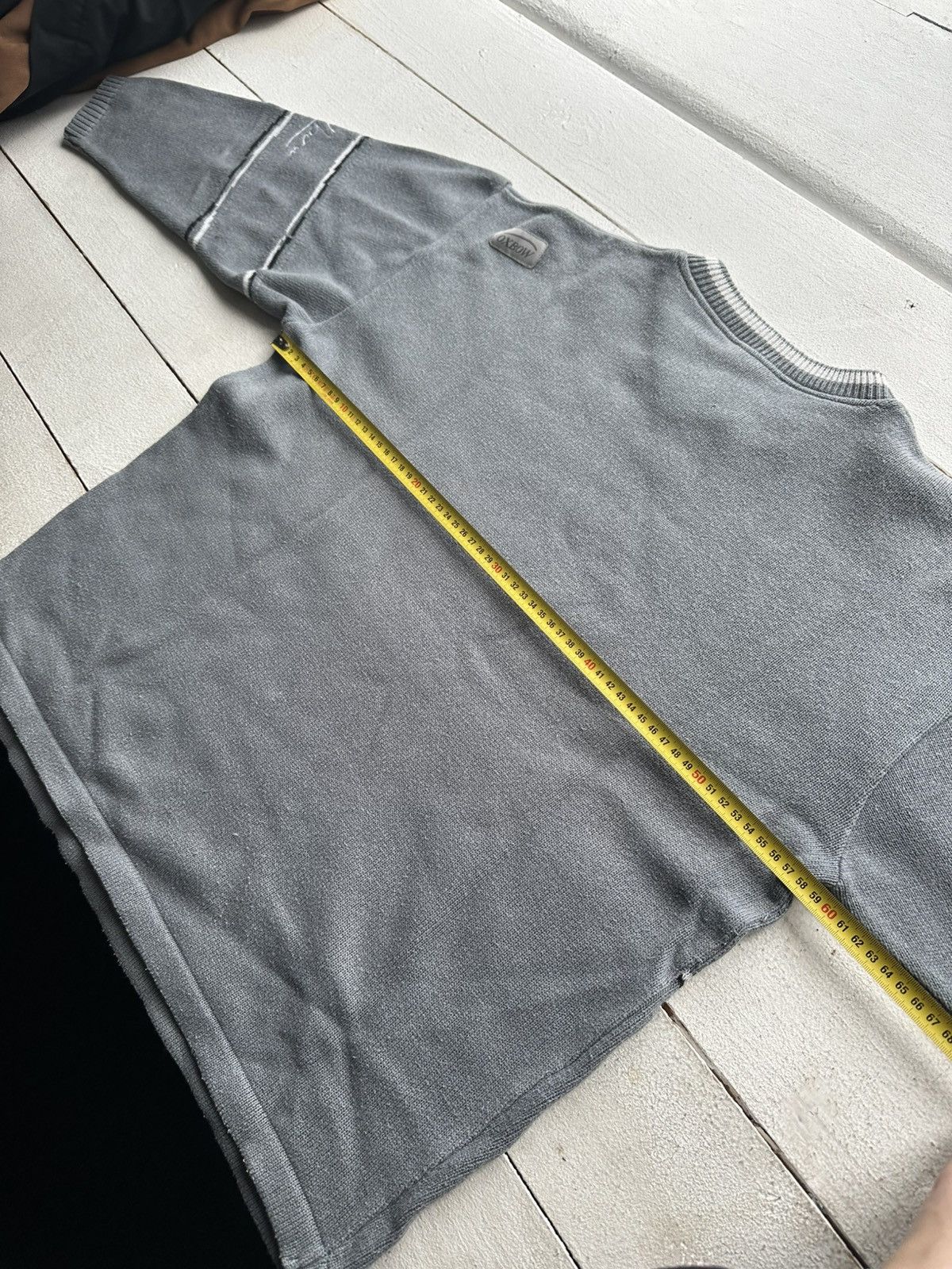 Oxbow × Vintage 🚨 VINTAGE OXBOW SWEATER RARE WITH LOGO V NECK LUXURY Size US M / EU 48-50 / 2 - 11 Thumbnail