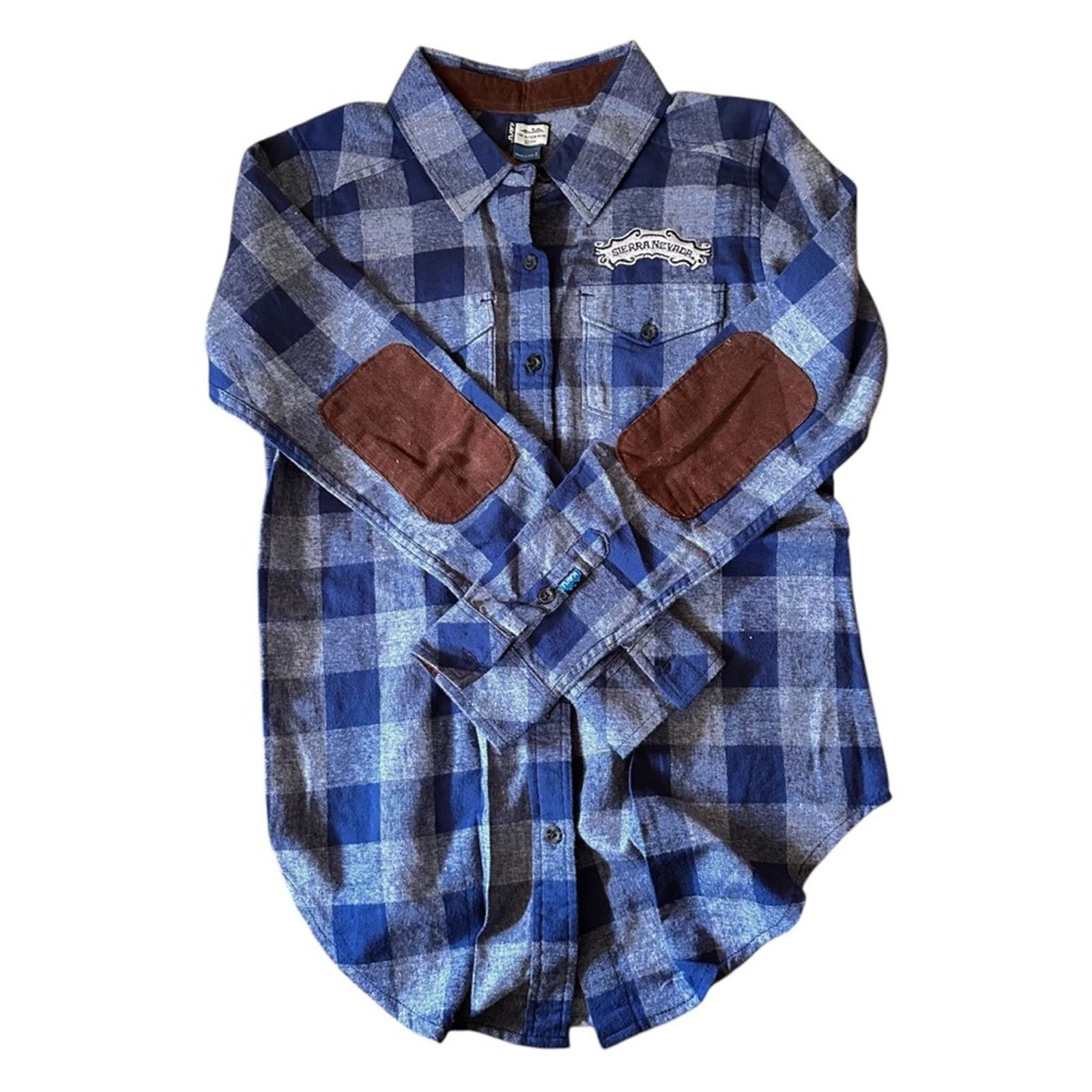 KAVU Kavu Sierra Nevada Blue Flannel - Size Small Size S / US 4 / IT 40 - 1 Thumbnail