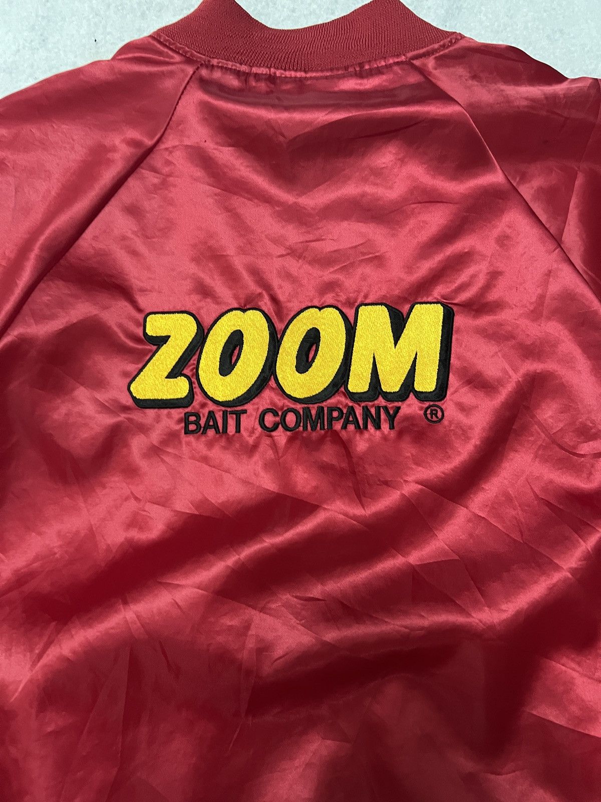 Vintage 547. Vintage Zoom Bait Co. Pro Staff Satin Jacket Size US M / EU 48-50 / 2 - 3 Thumbnail