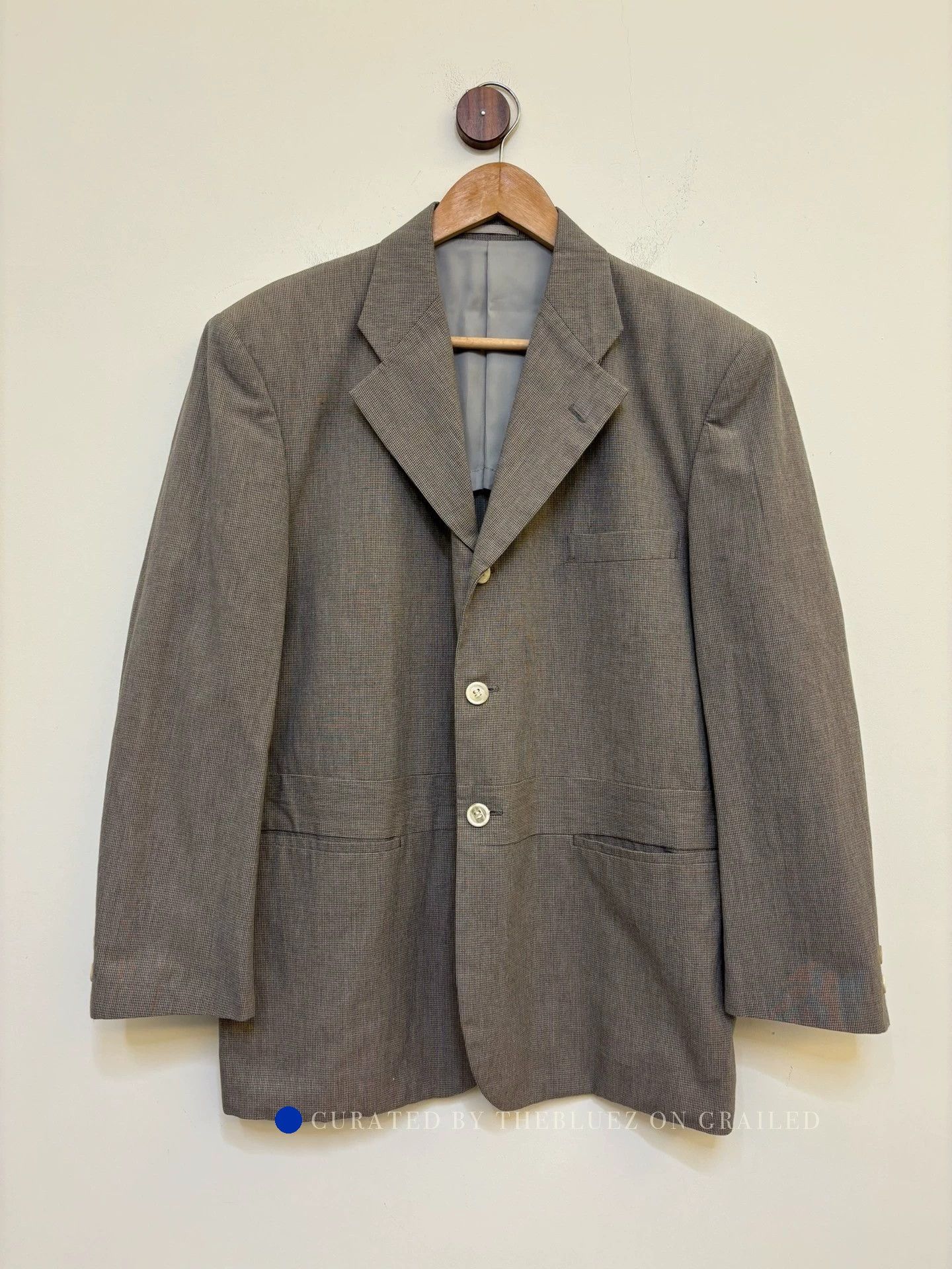 Comme des Garcons Gray Single-Breasted Blazer - Size S Size US S / EU 44-46 / 1 - 1 Thumbnail