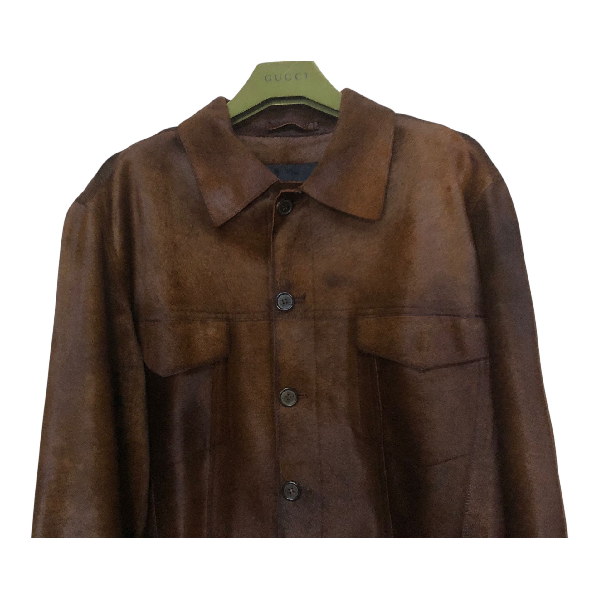Gucci 🔥💯Rare GUCCI by TOM FORD Pony Hair Jacket A/W00' Runaway Size US M / EU 48-50 / 2 - 4 Thumbnail