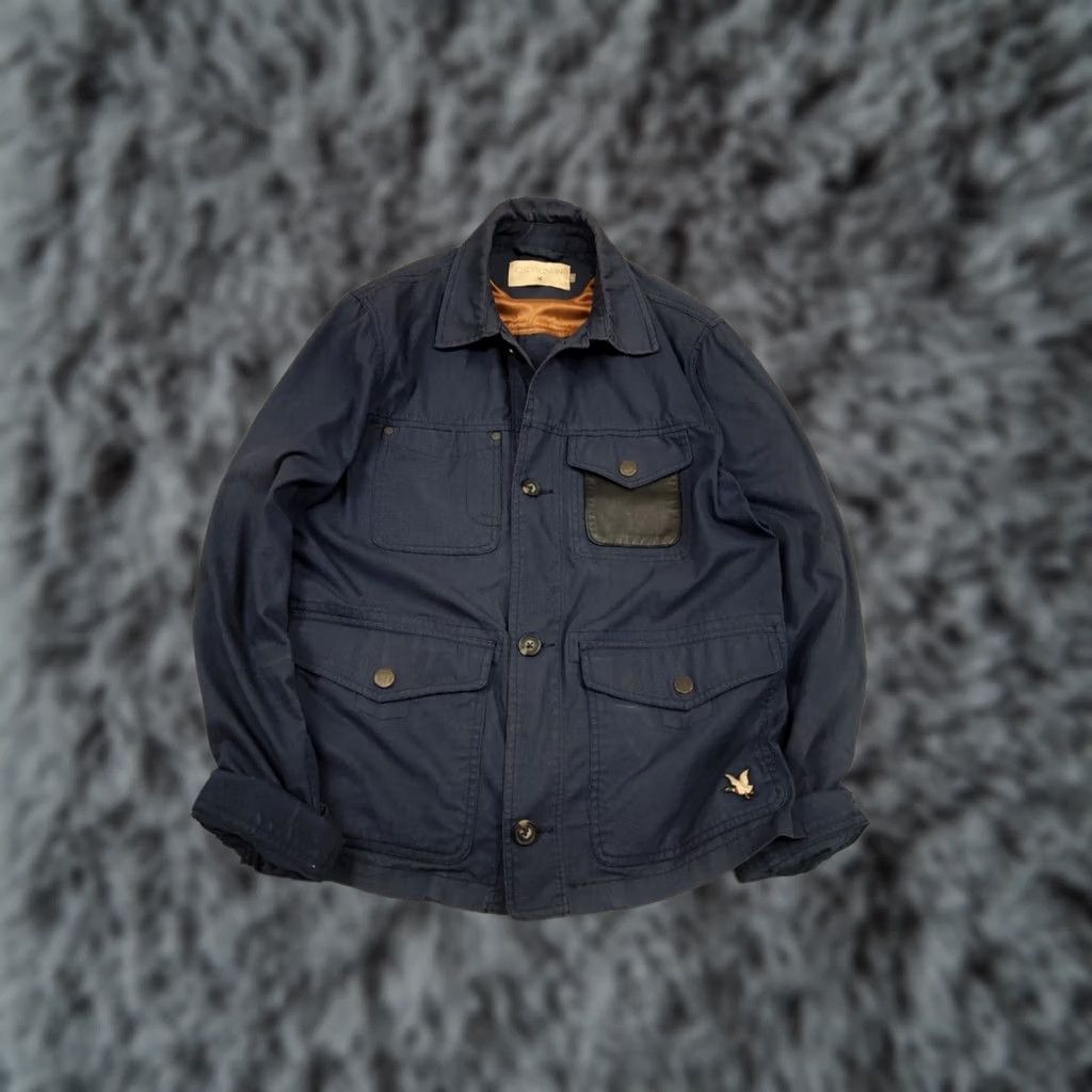 Vintage VINTAGE Chevignon Light Pocket blue B Worker Jacket Shirt Mens S Blue 90s Pockets Logo Size US S / EU 44-46 / 1 - 1 Thumbnail