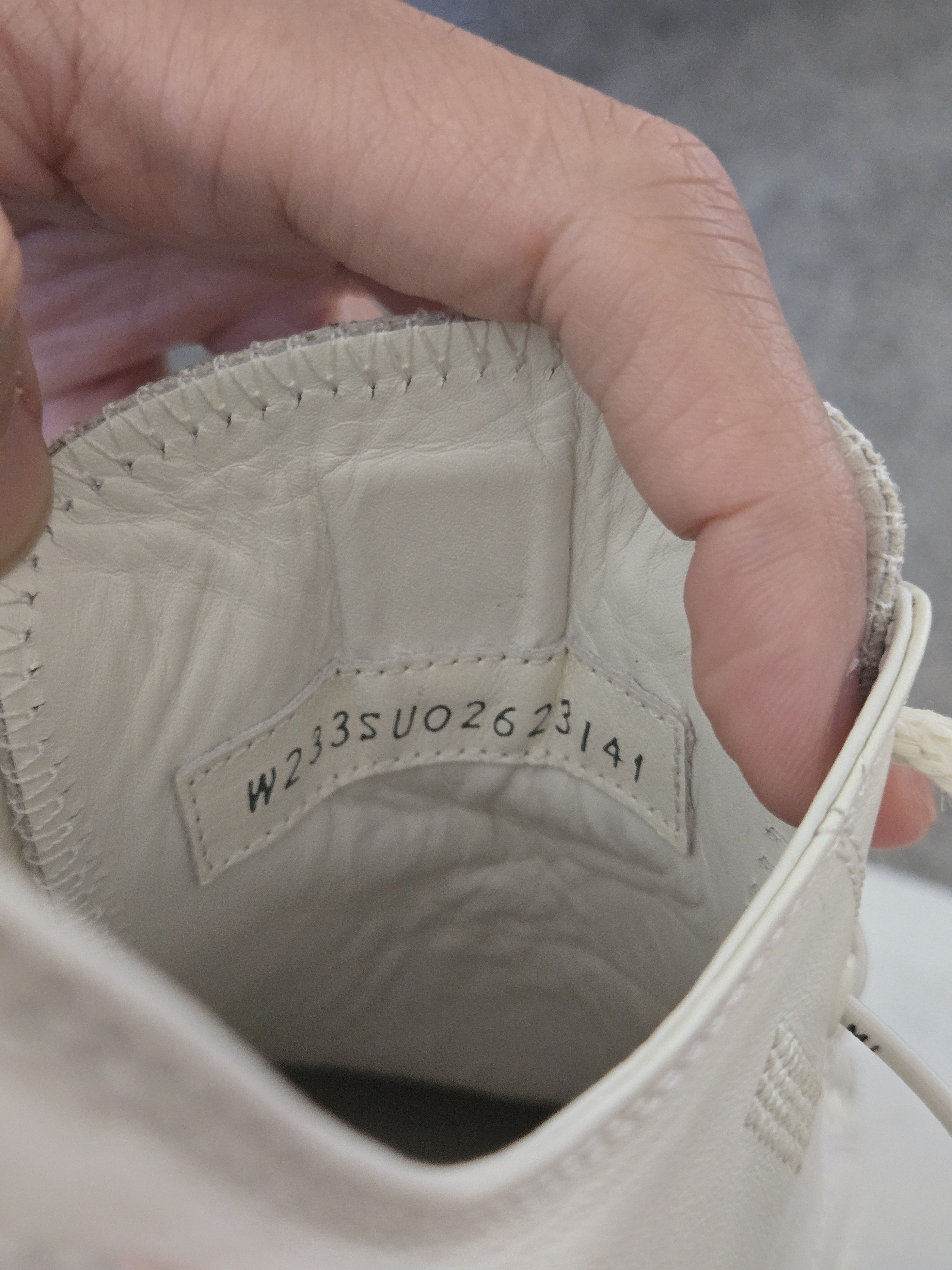 Wooyoungmi Off white ivory double laced sneakers Size US 8 / EU 41 - 10 Thumbnail