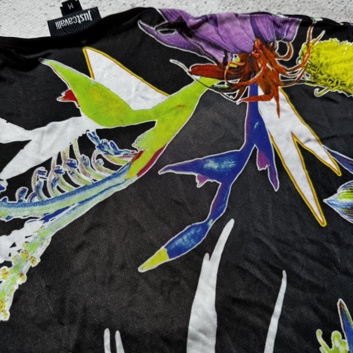 Just Cavalli luxury flowers t shirt just cavalli roberto cavalli Size M / US 6-8 / IT 42-44 - 14 Thumbnail