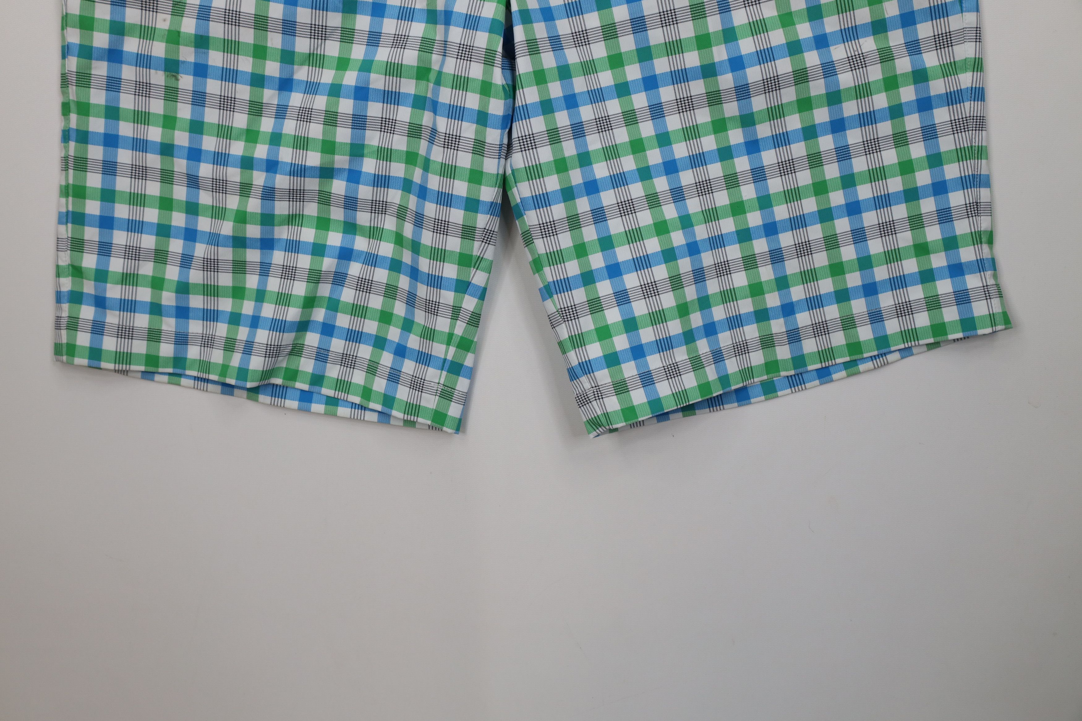 Nike Nike Golf Scott Mini Swoosh Golfing Chino Shorts Plaid Size US 36 / EU 52 - 4 Thumbnail