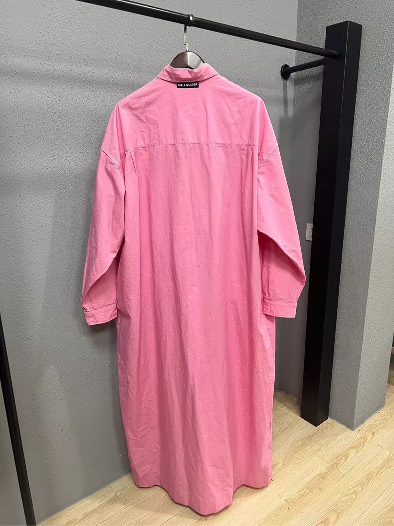 Other Balenciaga size 36 Pink Patch Shirt Dress Size S / US 4 / IT 40 - 2 Thumbnail