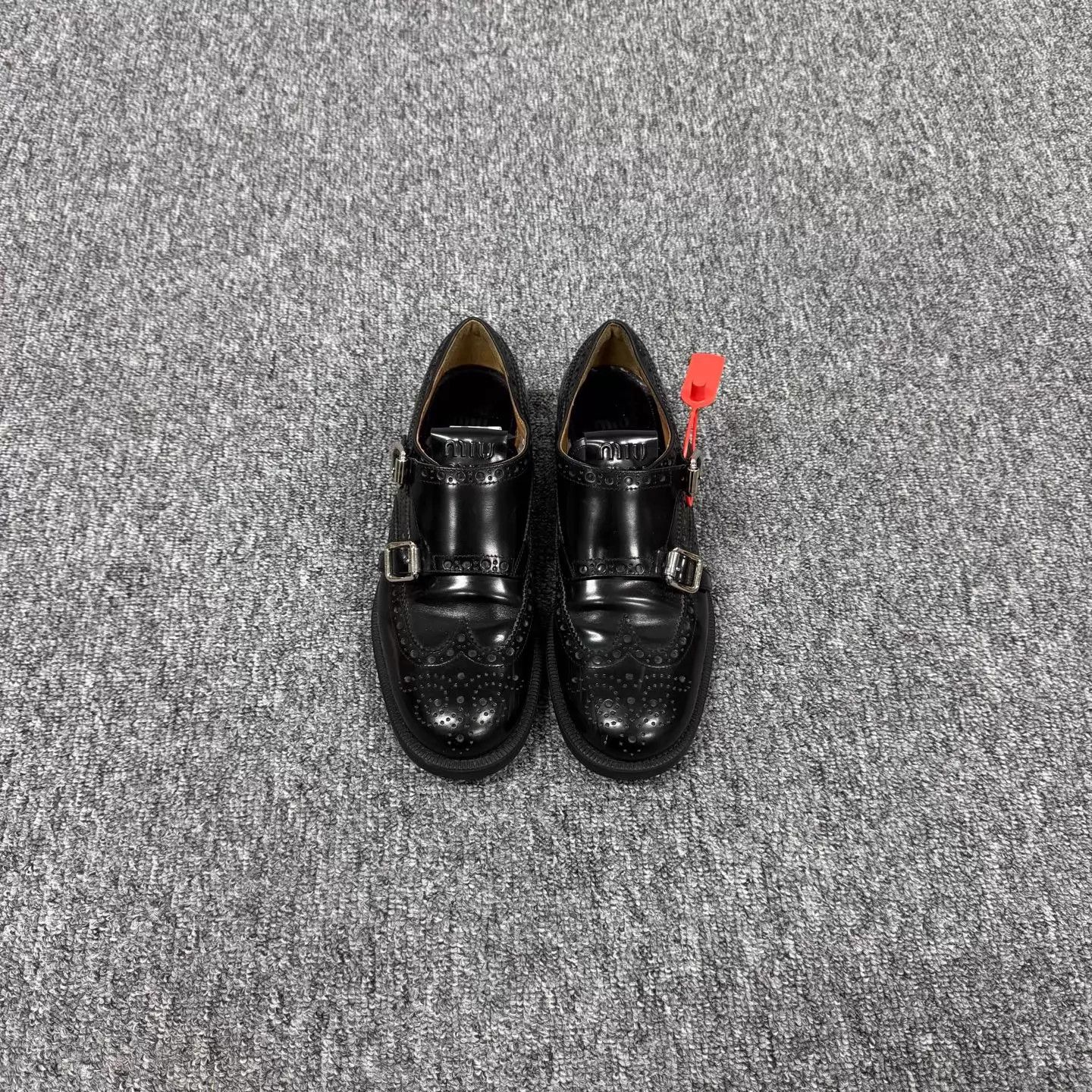 Miu Miu MIU MIU x Church's Retro Brogue Women's Loafers Size US 7 / IT 37 - 2 Thumbnail