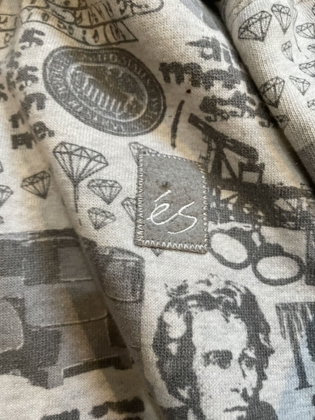 eS Vintage super rare ès skateboarding dirty money sweatshirt Size US M / EU 48-50 / 2 - 7 Thumbnail