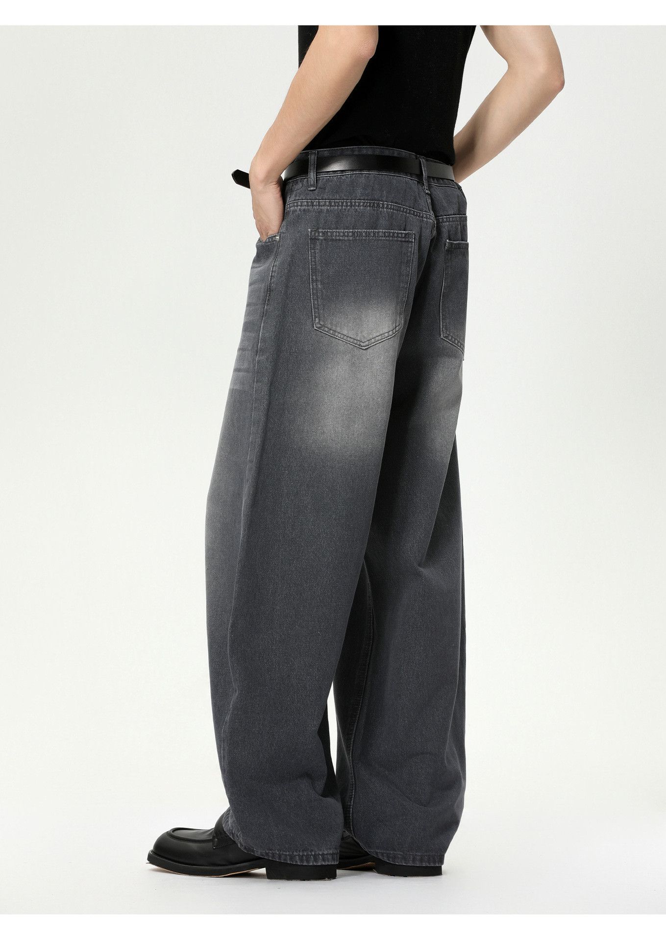 Vintage Men's Japanese Retro Casual Curved Loose Y2K Jeans Size US 32 / EU 48 - 4 Thumbnail