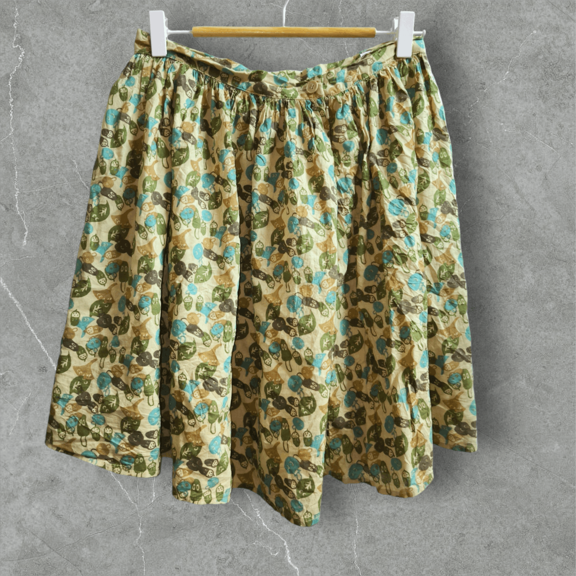 Issey Miyake × Japanese Brand × Ne-Net All Over Print Skirt Size 29" - 3 Thumbnail