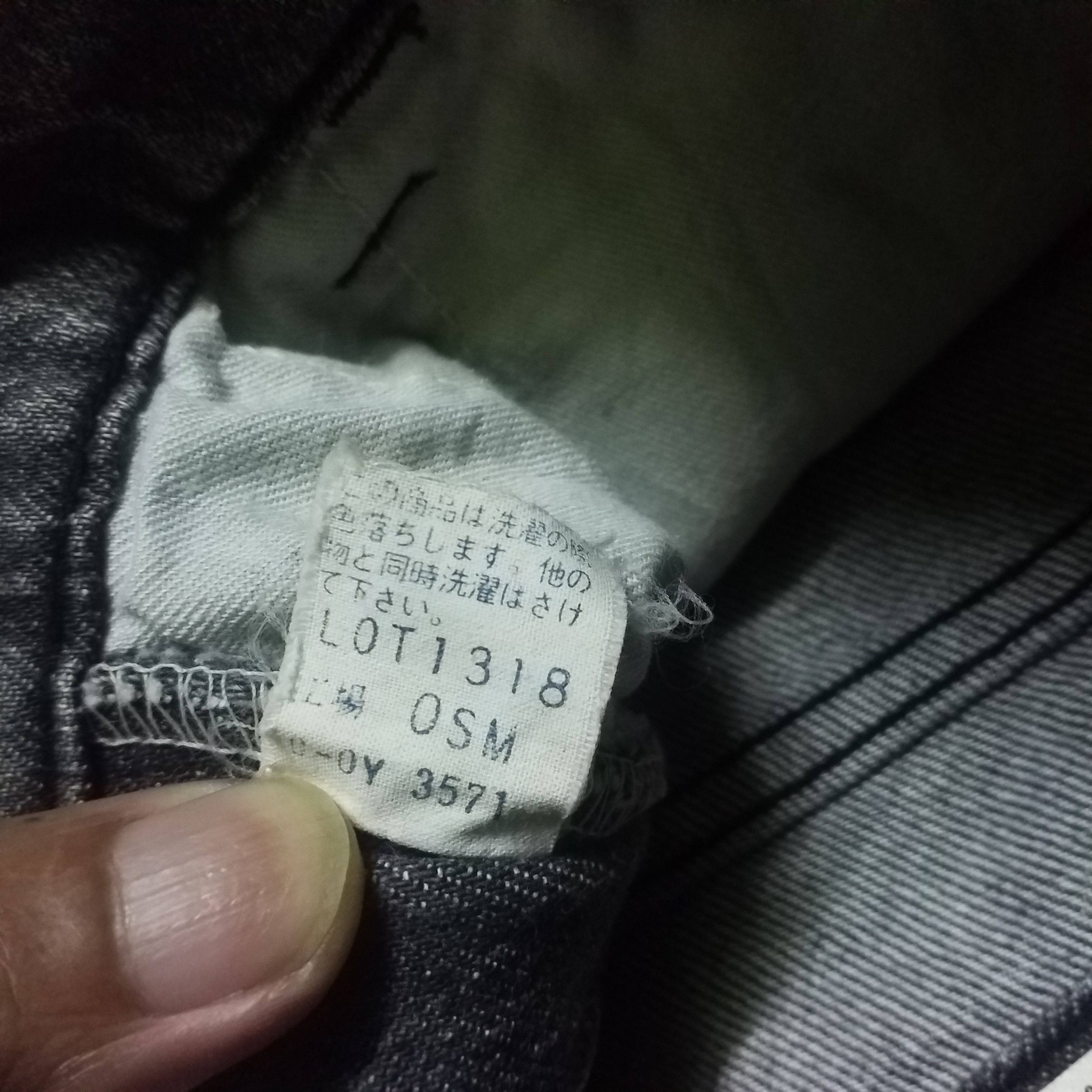 Japanese Brand BOBSON VINTAGE BLACK ASID WASH Size US 30 / EU 46 - 10 Thumbnail