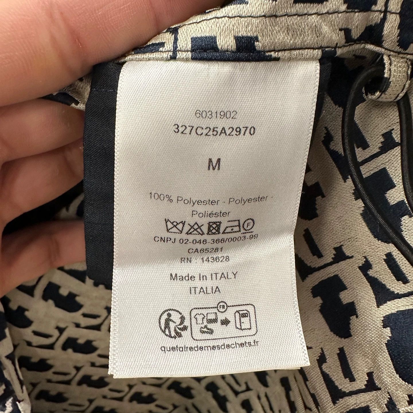 Dior Dior may473 full print Oblique M jacket polyester Size US M / EU 48-50 / 2 - 4 Thumbnail