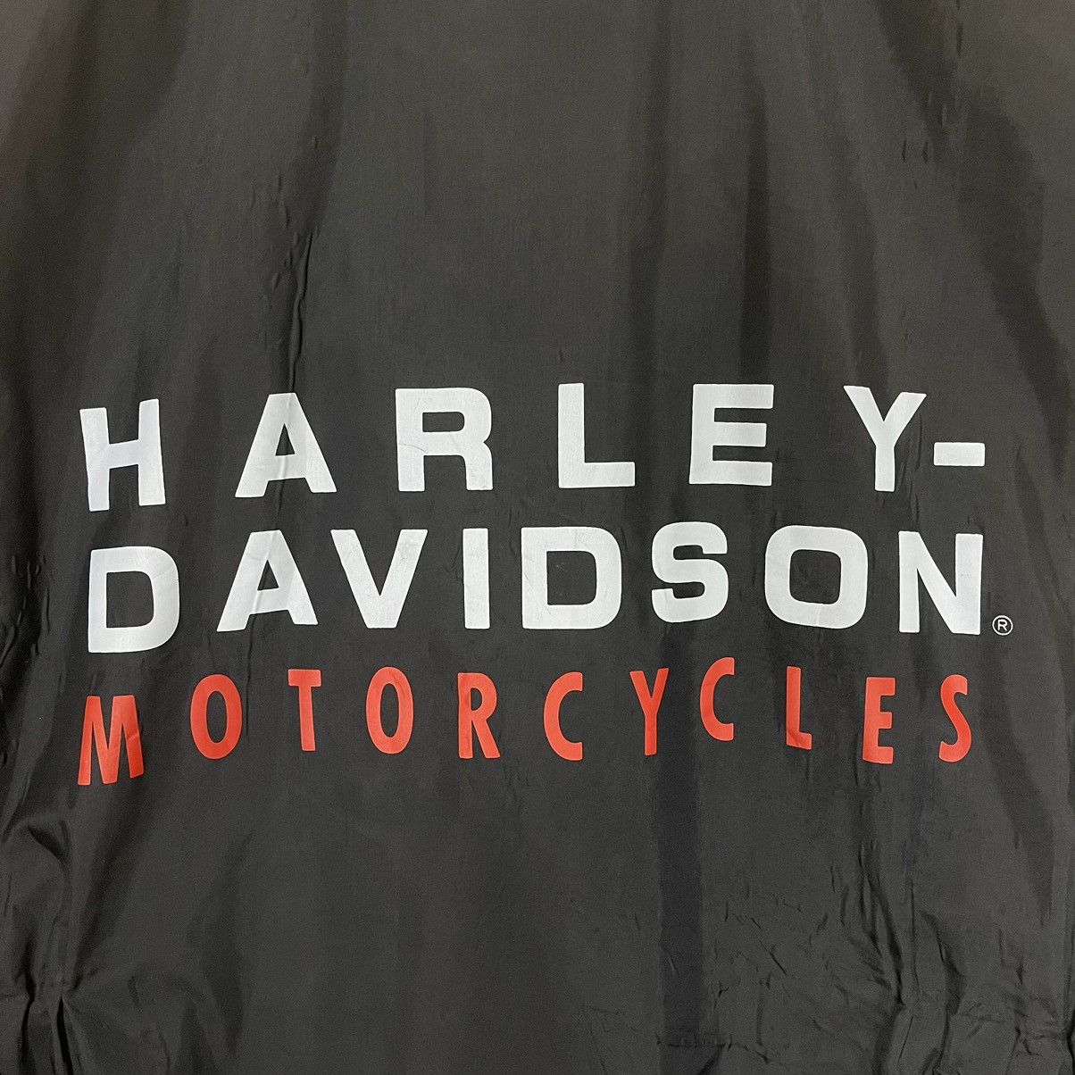 Harley Davidson × Vintage Vintage 90s Harley Davidson Windbreaker Zipper Jacket Size US XL / EU 56 / 4 - 3 Thumbnail