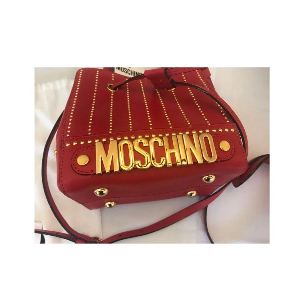 Moschino SS17 Moschino Couture Jeremy Scott Gold LEATHER BUCKET BAG Size ONE SIZE - 3 Thumbnail