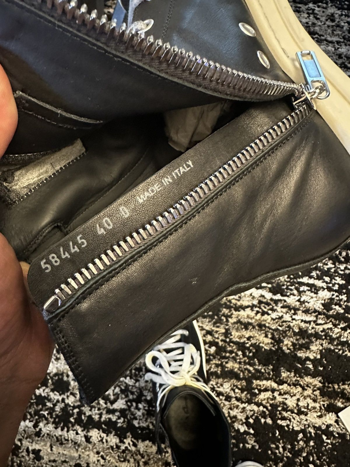 Rick Owens Rick Owens High Top Women Sneaker Size US 9.5 / IT 39.5 - 18 Thumbnail
