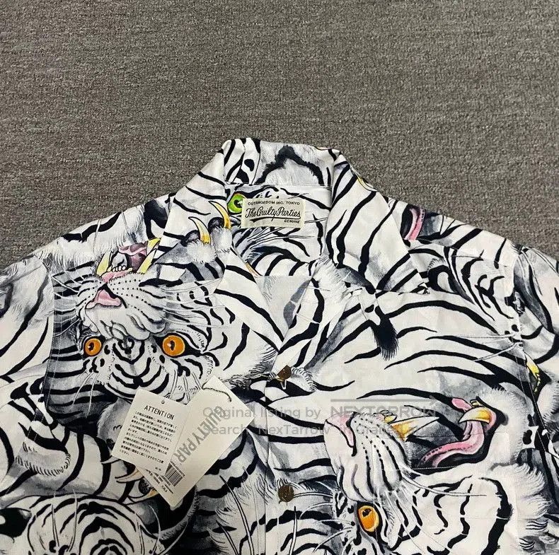 Wacko Maria WACKO MARIA Tiger Print Short Sleeve Shirt Size US S / EU 44-46 / 1 - 3 Thumbnail