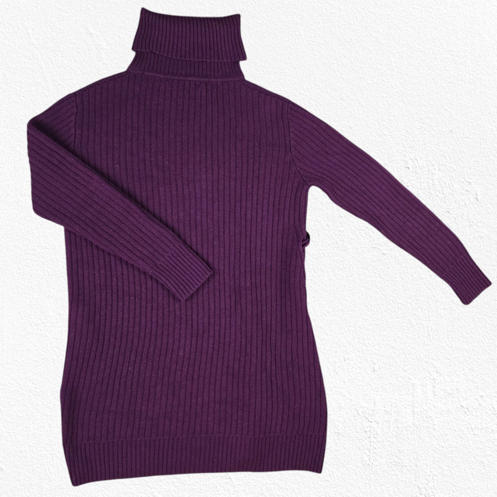 Other Uterque Maroon Turtleneck Wool Blend Sweater Size Small Size S / US 4 / IT 40 - 9 Thumbnail