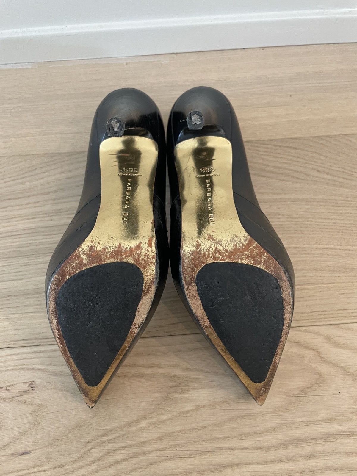 Barbara Bui Barbara Bui black pointed toe platform size 38.5 Size US 8.5 / IT 38.5 - 3 Thumbnail