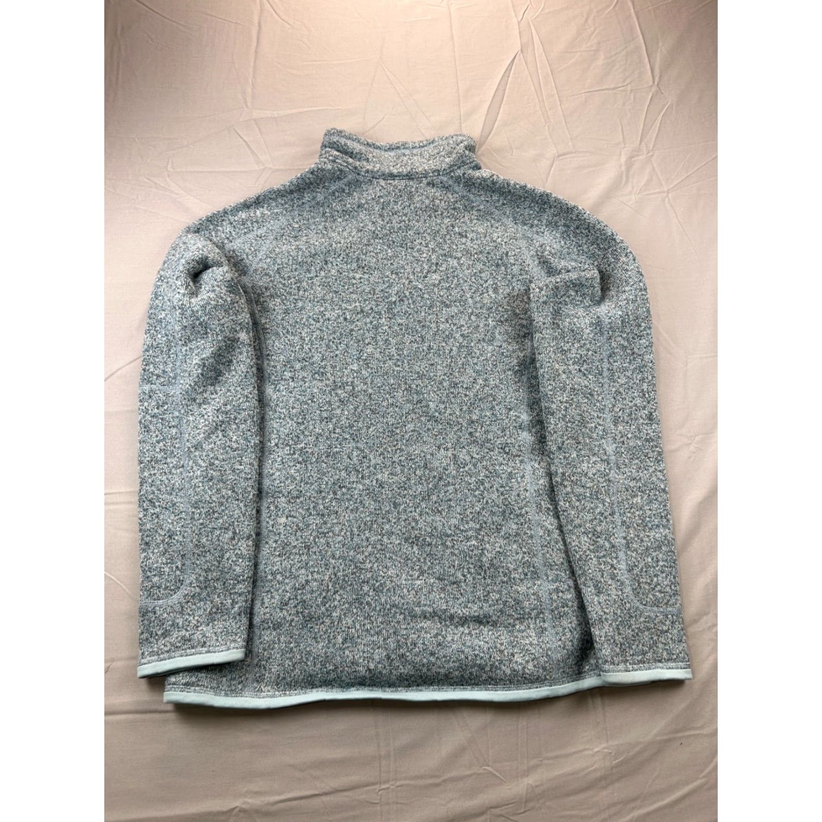 Patagonia Patagonia Sweater Pullover Women's L Blue 1/4 Zip Fleece Long Sleeve Regular Winter Fall Spring Size L / US 10 / IT 46 - 5 Thumbnail