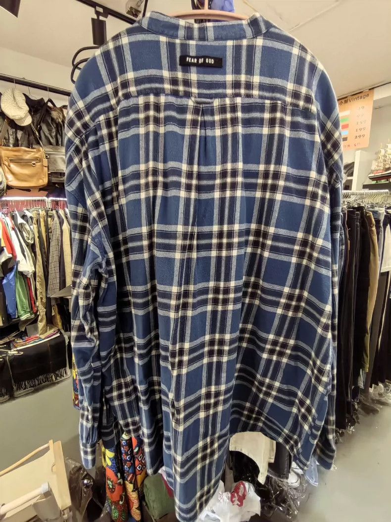 Fear of God Fear of God Season 6 Blue Plaid Shirt Size US L / EU 52-54 / 3 - 5 Thumbnail
