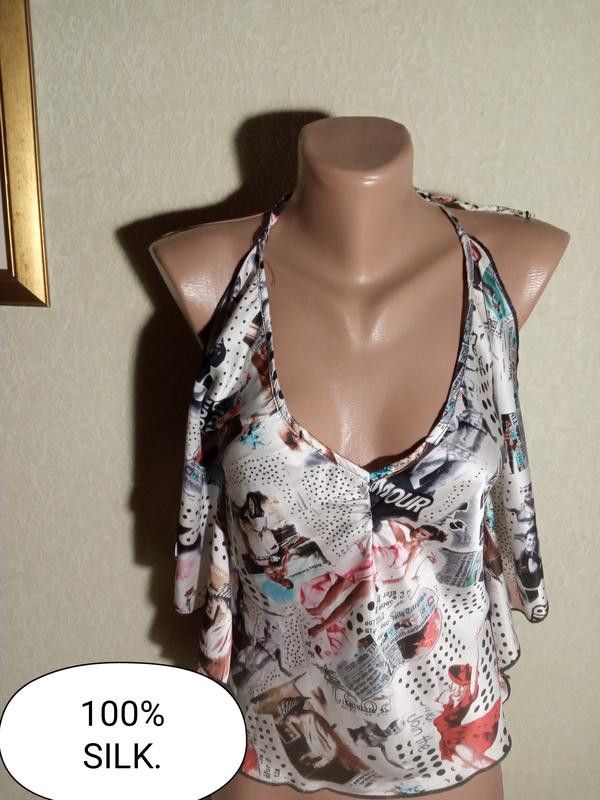 Morgan De Toi Morgan de Toi Silk Tank Top sz S Size S / US 4 / IT 40 - 4 Thumbnail