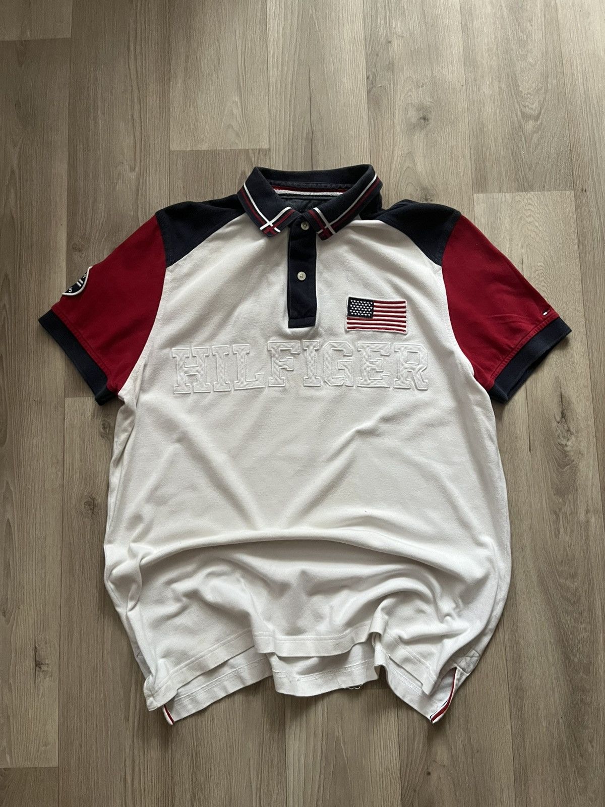 Polo Ralph Lauren Vintage Tommy Hilfiger USA Ralph Lauren Style Polo Size US M / EU 48-50 / 2 - 1 Thumbnail