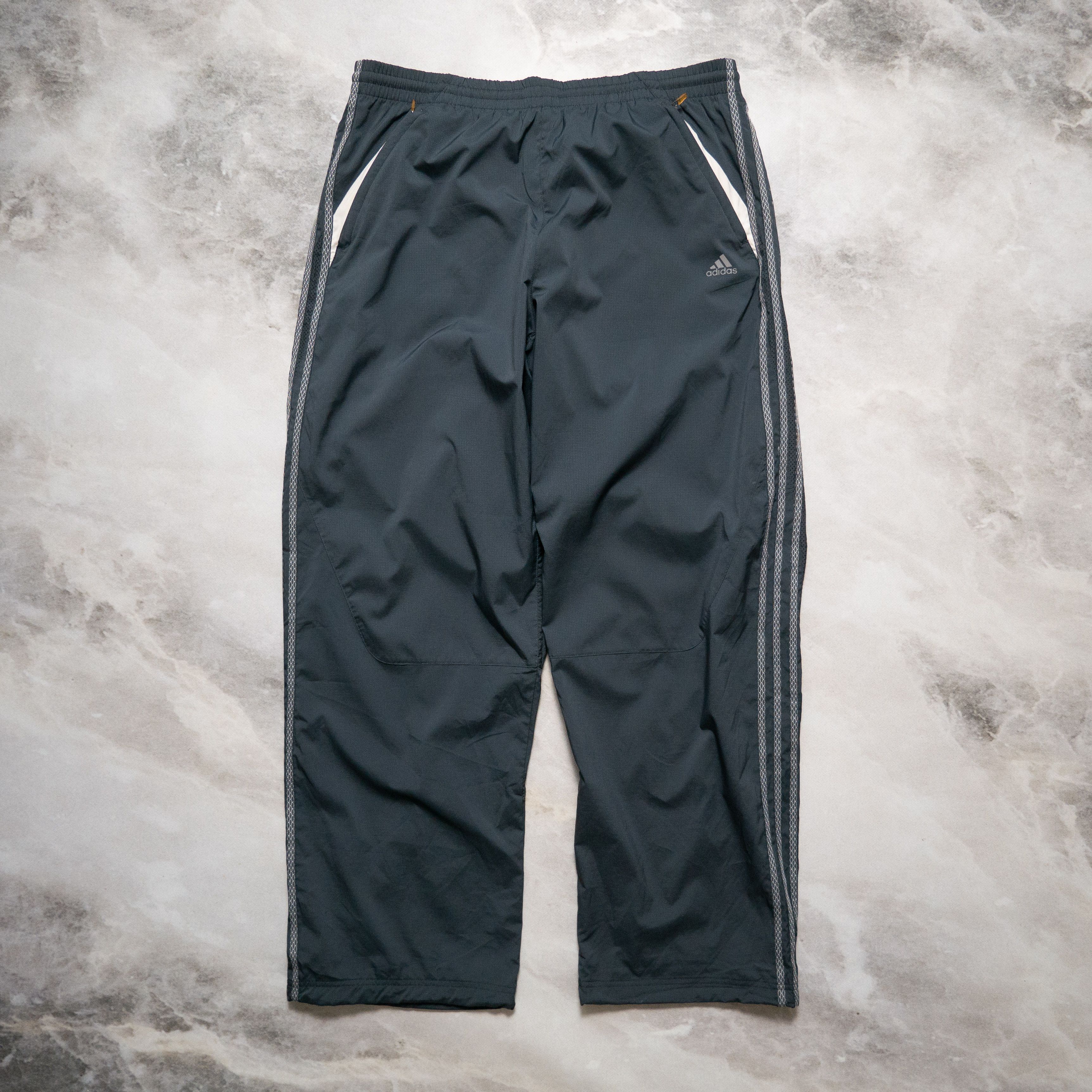Adidas × Vintage Vintage 00s Adidas Track Pants Wide Y2K L Shox TN Size US 36 / EU 52 - 1 Thumbnail