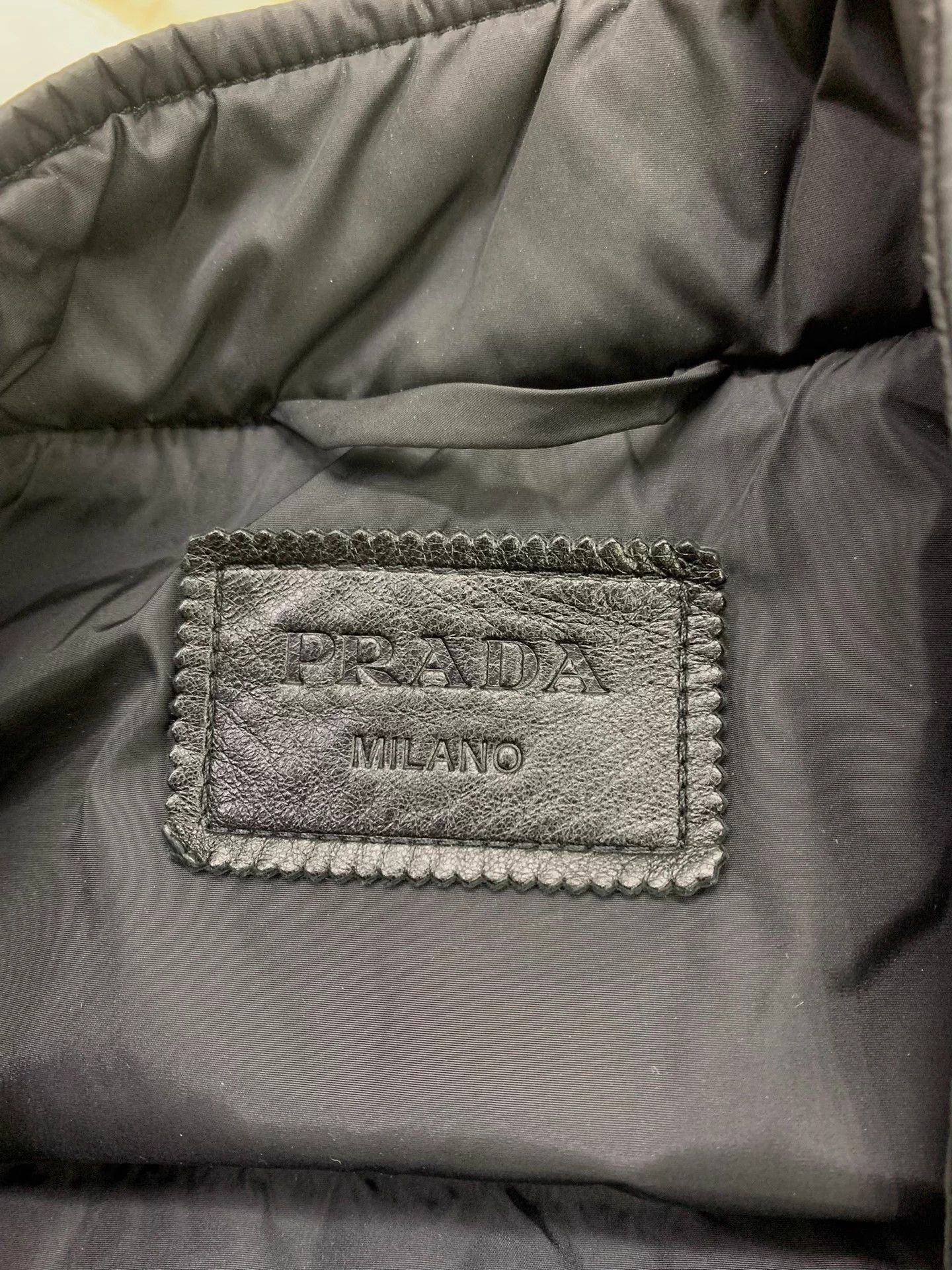 Prada Prada black small stand collar down jacket 40 Size S / US 4 / IT 40 - 4 Thumbnail