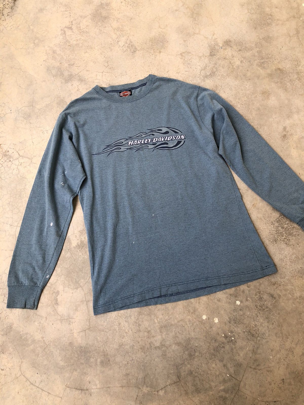Other 1997 Vintage Harley Davidson Flame Logo Longsleeve Tee Size US L / EU 52-54 / 3 - 3 Thumbnail