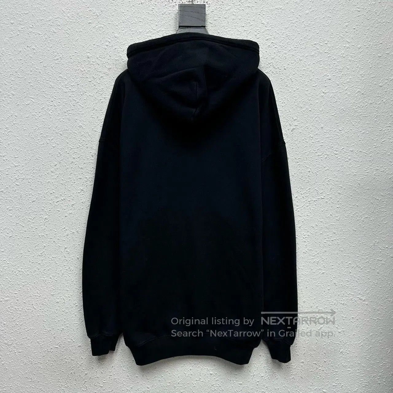 Balenciaga balenciaga black logo hooded sweatshirt. Size US S / EU 44-46 / 1 - 2 Thumbnail