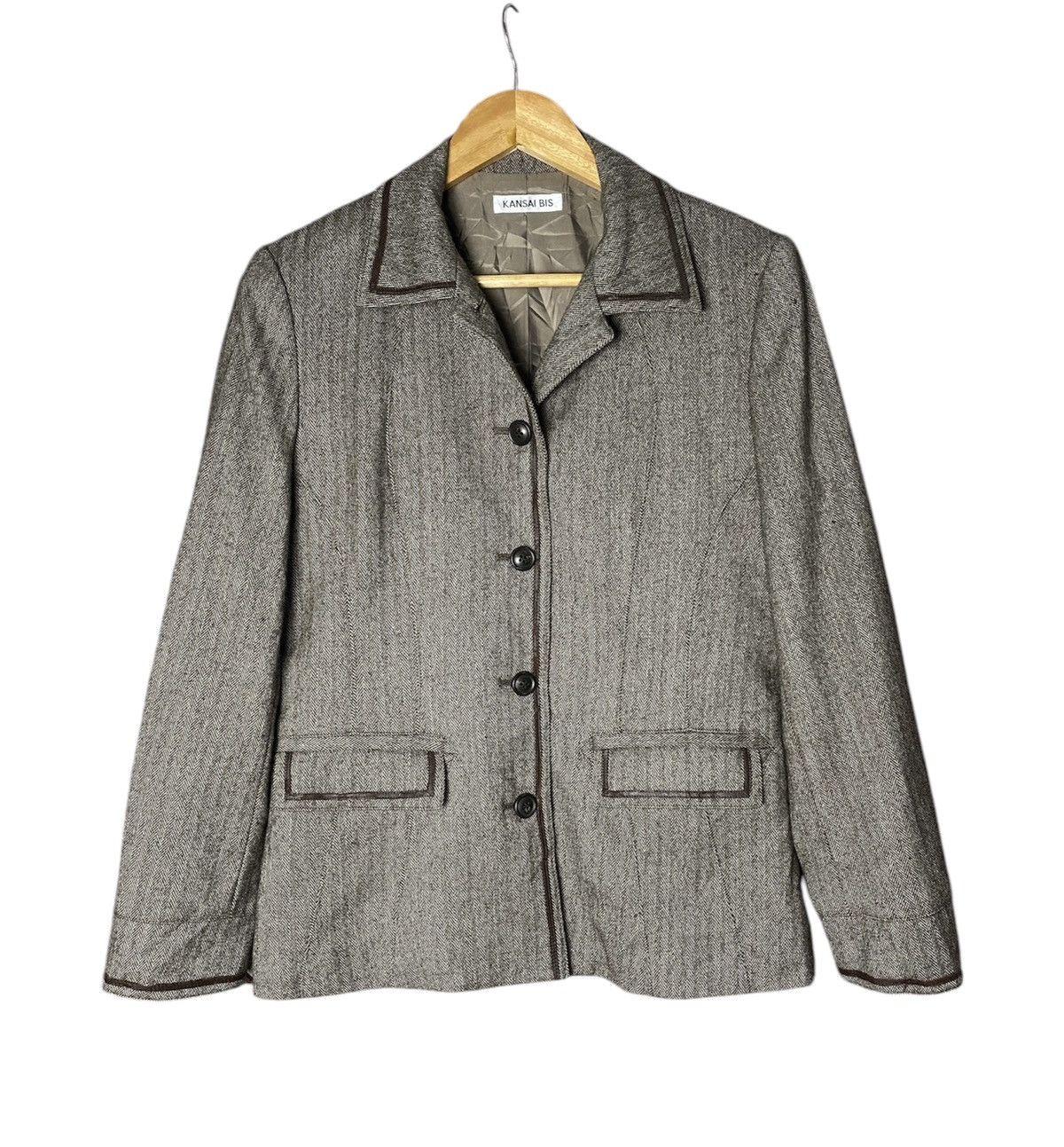 Designer × Kansai Yamamoto Kansai Bis by Kansai Yamamoto Button Coat Size 38R - 1 Thumbnail