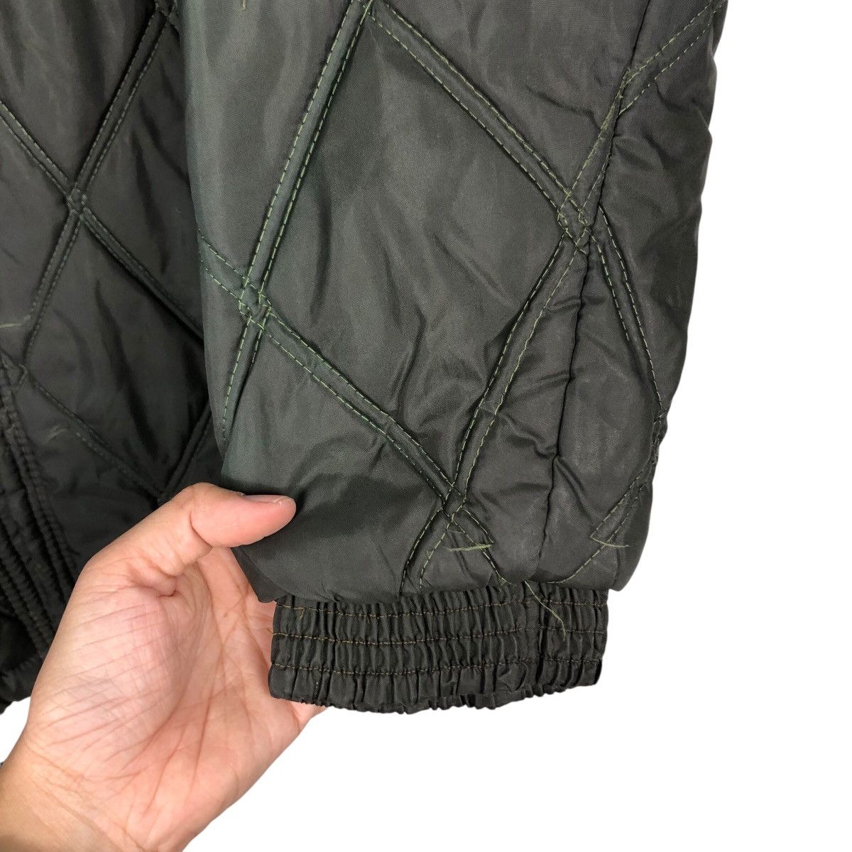 Japanese Brand × Vintage 📌Vintage Racing Bike Jacket Quilted Thunderbird Issey Miyake Size US L / EU 52-54 / 3 - 16 Thumbnail