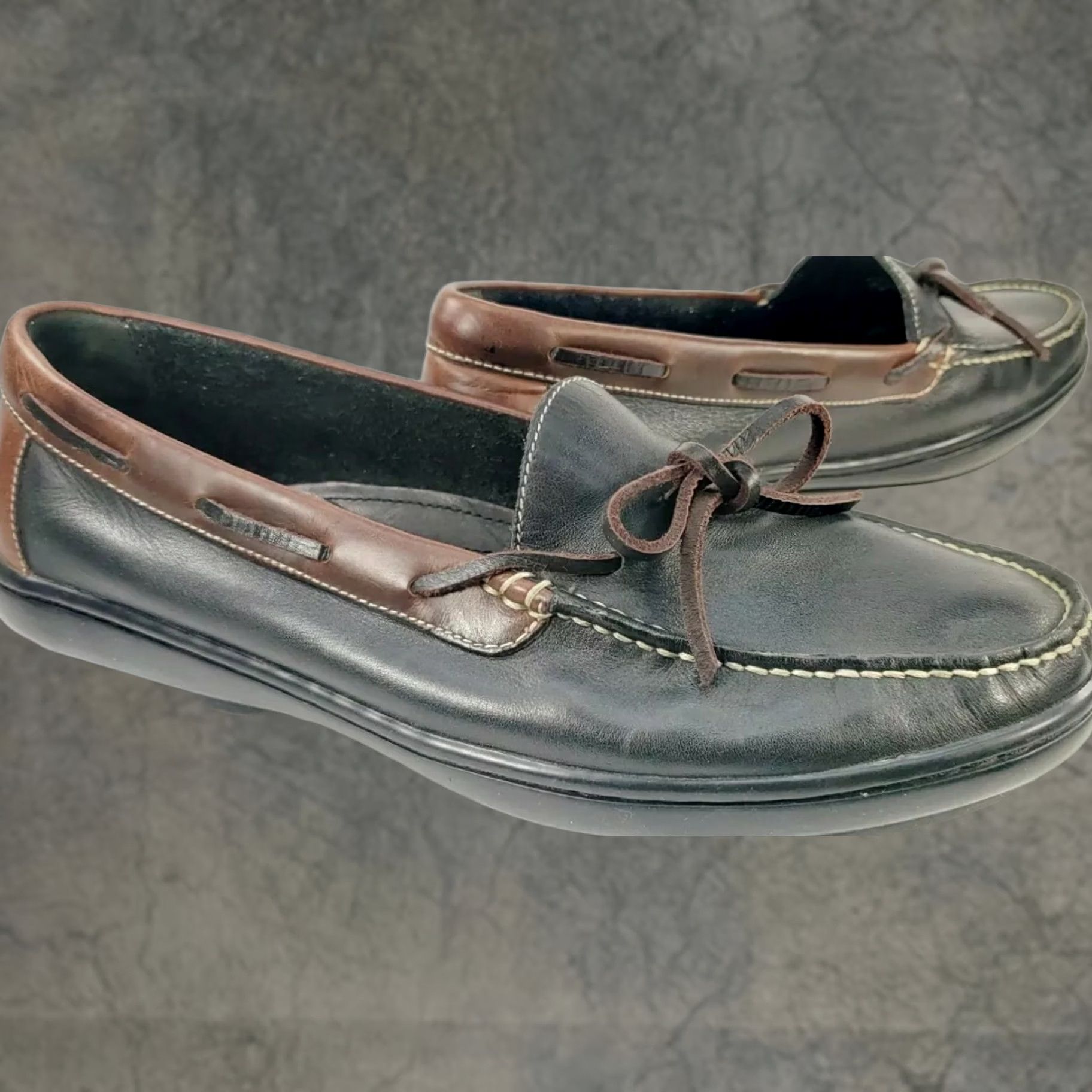 Cole Haan Cole Haan Country Black/Brown Leather Slip-On Loafers Men’s 9.5M Size 9.5M Brown Black Leather Slip-On Loafers Men’s 9.5M Cole Haan Country Size US 10 / EU 43 - 1 Thumbnail