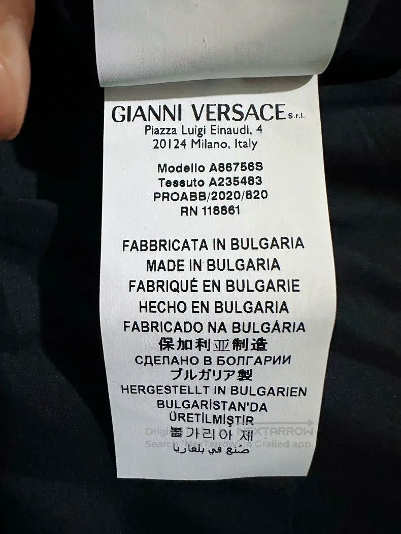 Versace Versace Embroidered trench coat men's coat top Size US XL / EU 56 / 4 - 8 Thumbnail