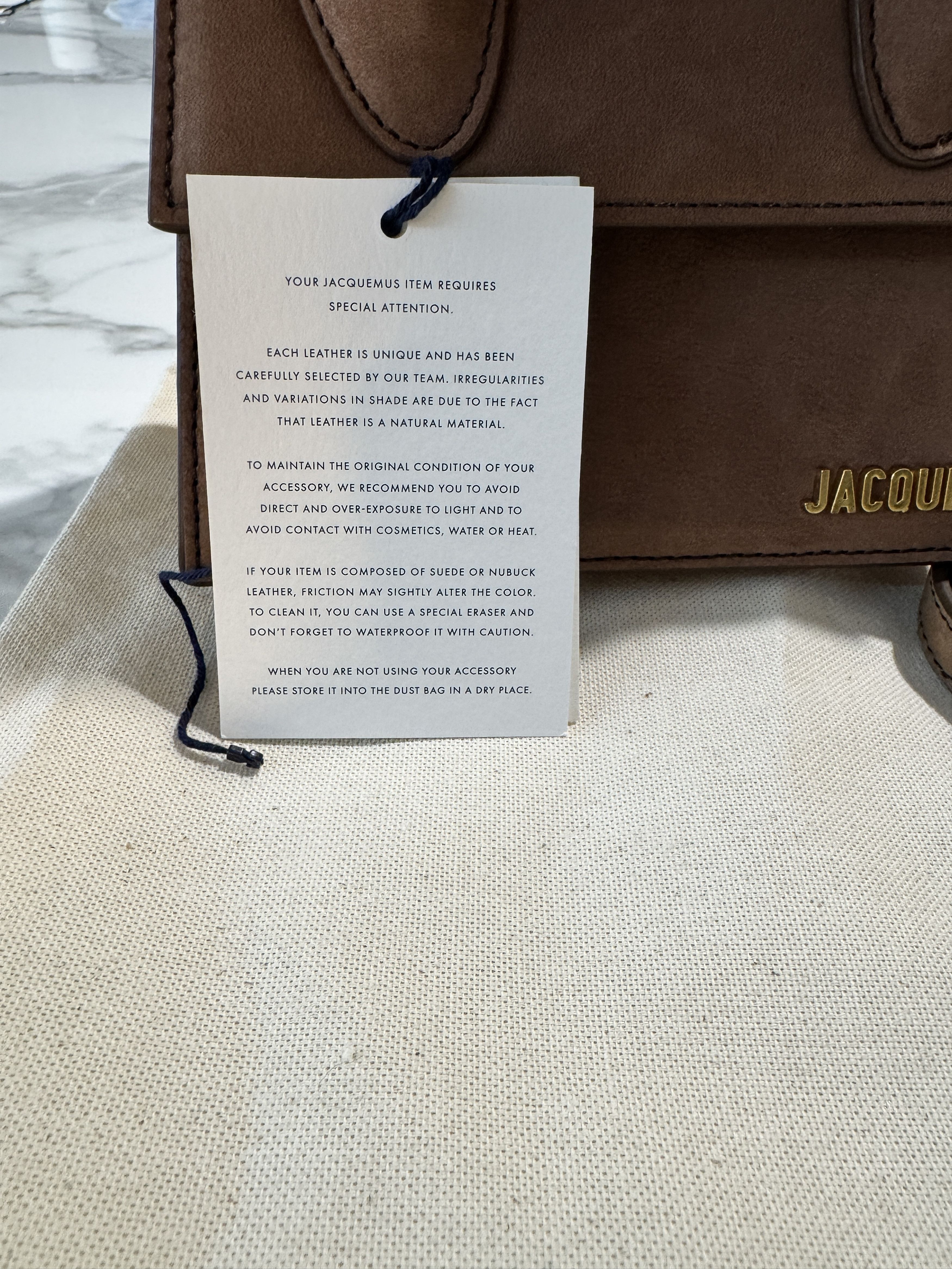 Jacquemus Le Chiquito à Noeud Marron Size ONE SIZE - 16 Thumbnail
