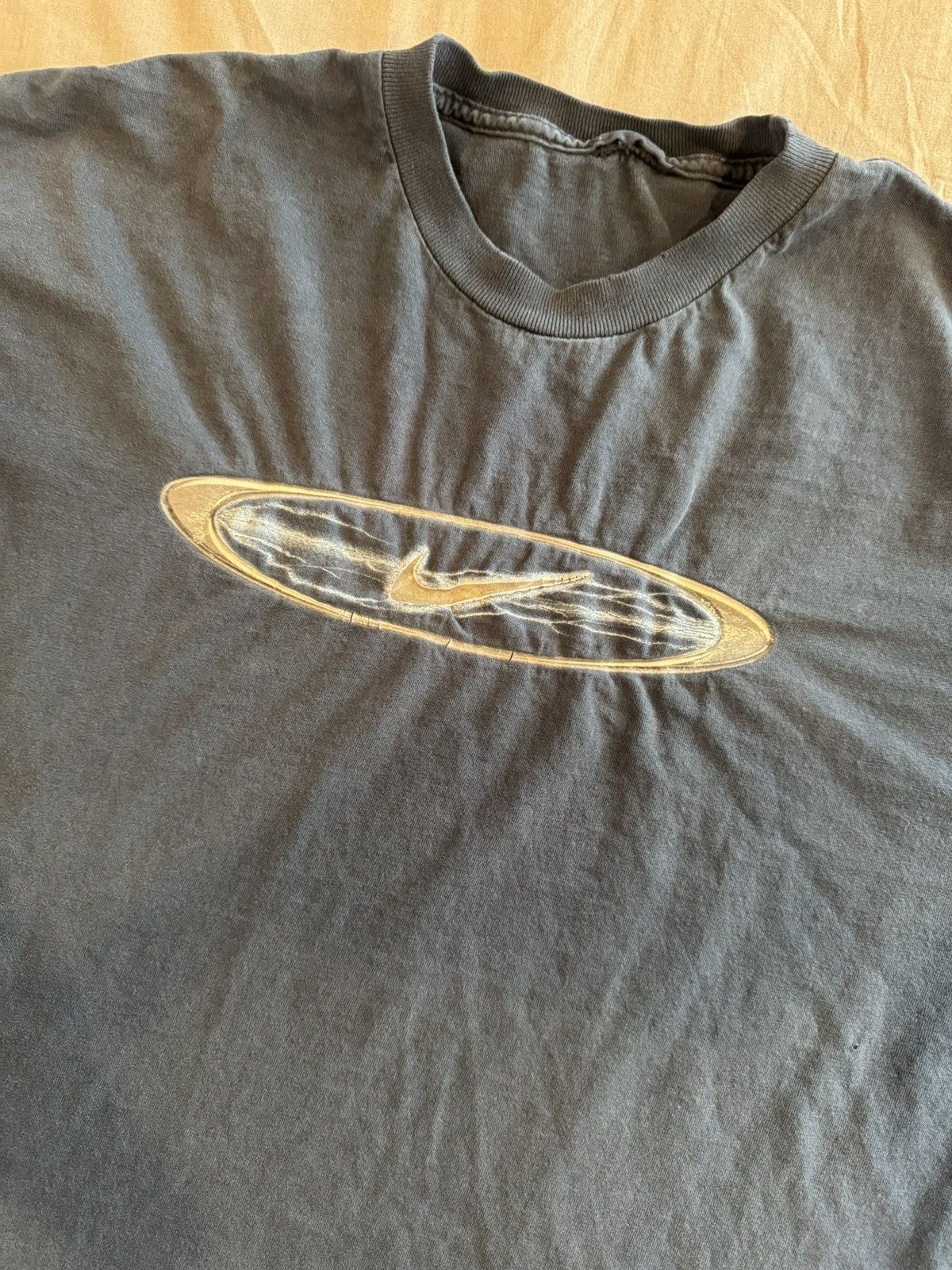 Nike Vintage 90s Nike Y2K Navy Blue Lightning swoosh logo Size US M / EU 48-50 / 2 - 2 Thumbnail