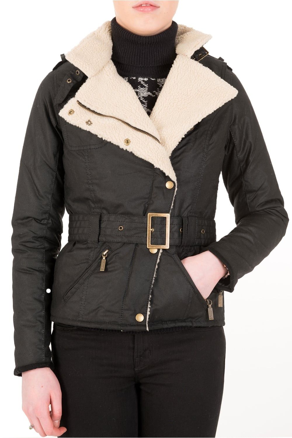 Barbour Barbour International Matlock Wax Jacket Motorcycle Clothing Size M / US 6-8 / IT 42-44 - 3 Thumbnail