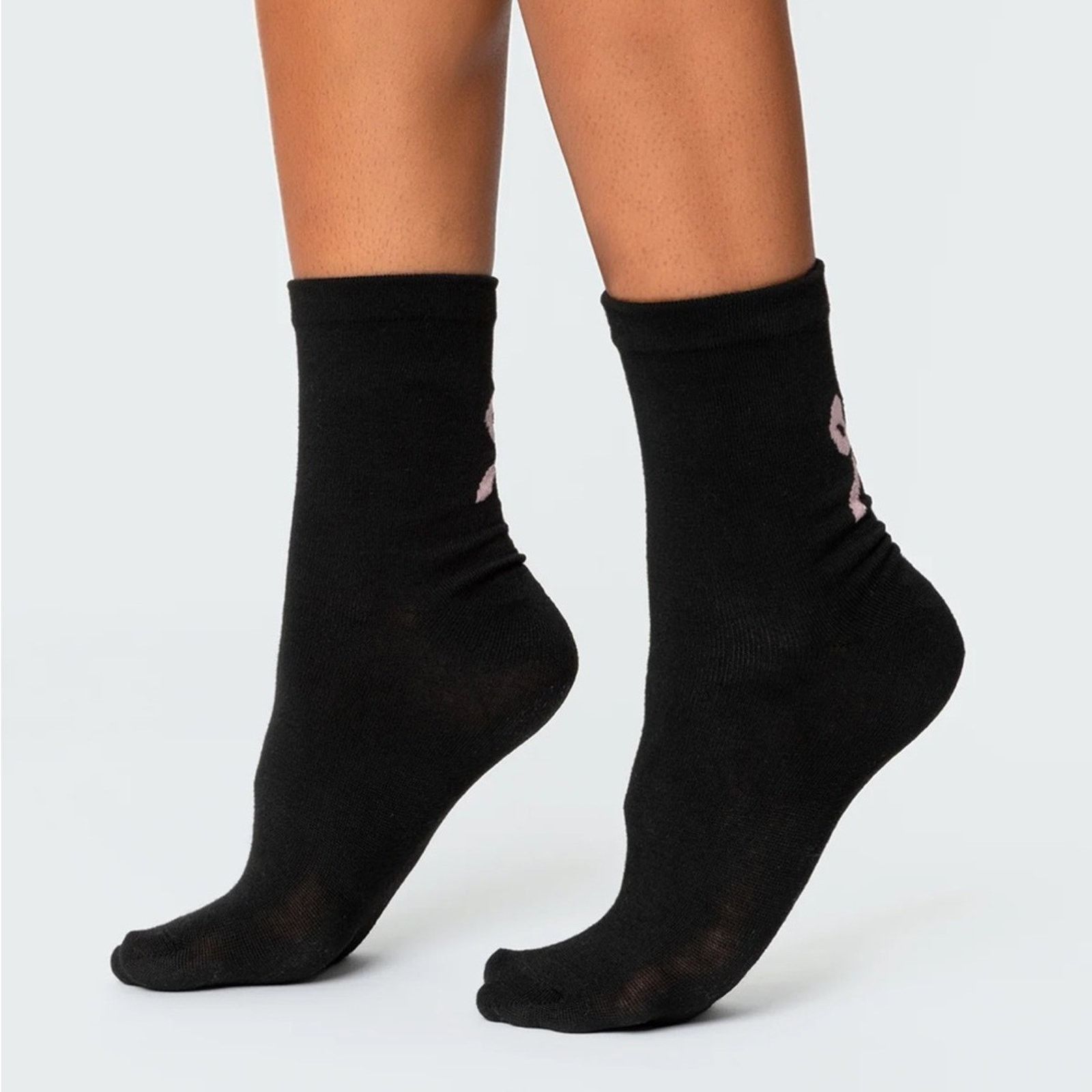 & Other Stories Edikted Black and Pink Socks Size os Size ONE SIZE - 3 Thumbnail