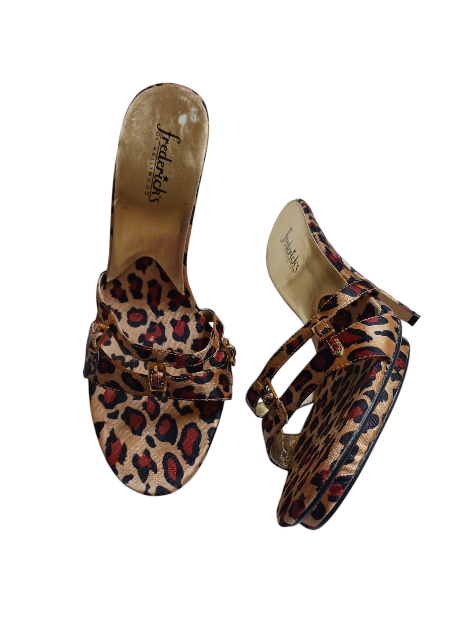 Other Vintage Frederick's of Hollywood Leopard Stiletto Heels Size US 8 / IT 38 - 2 Thumbnail