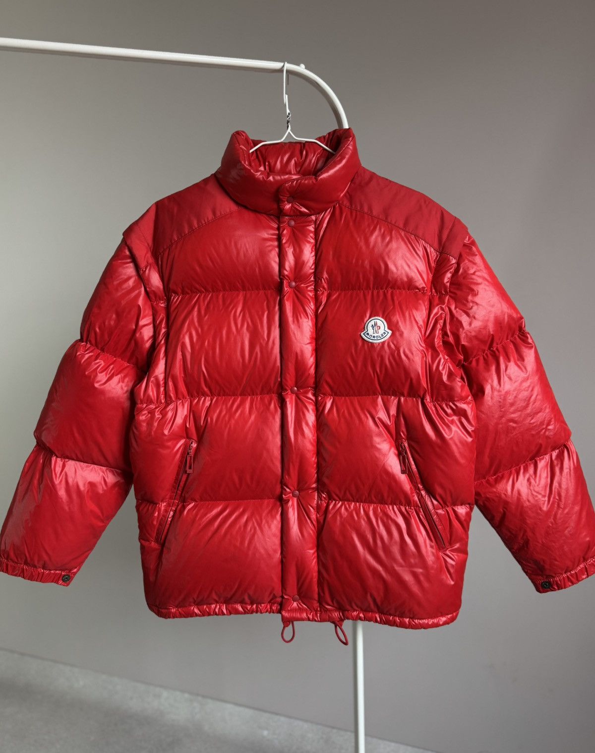 Moncler Rare Moncler Grenoble Red Down Vest Puffer Jacket Size L / US 10 / IT 46 - 2 Thumbnail