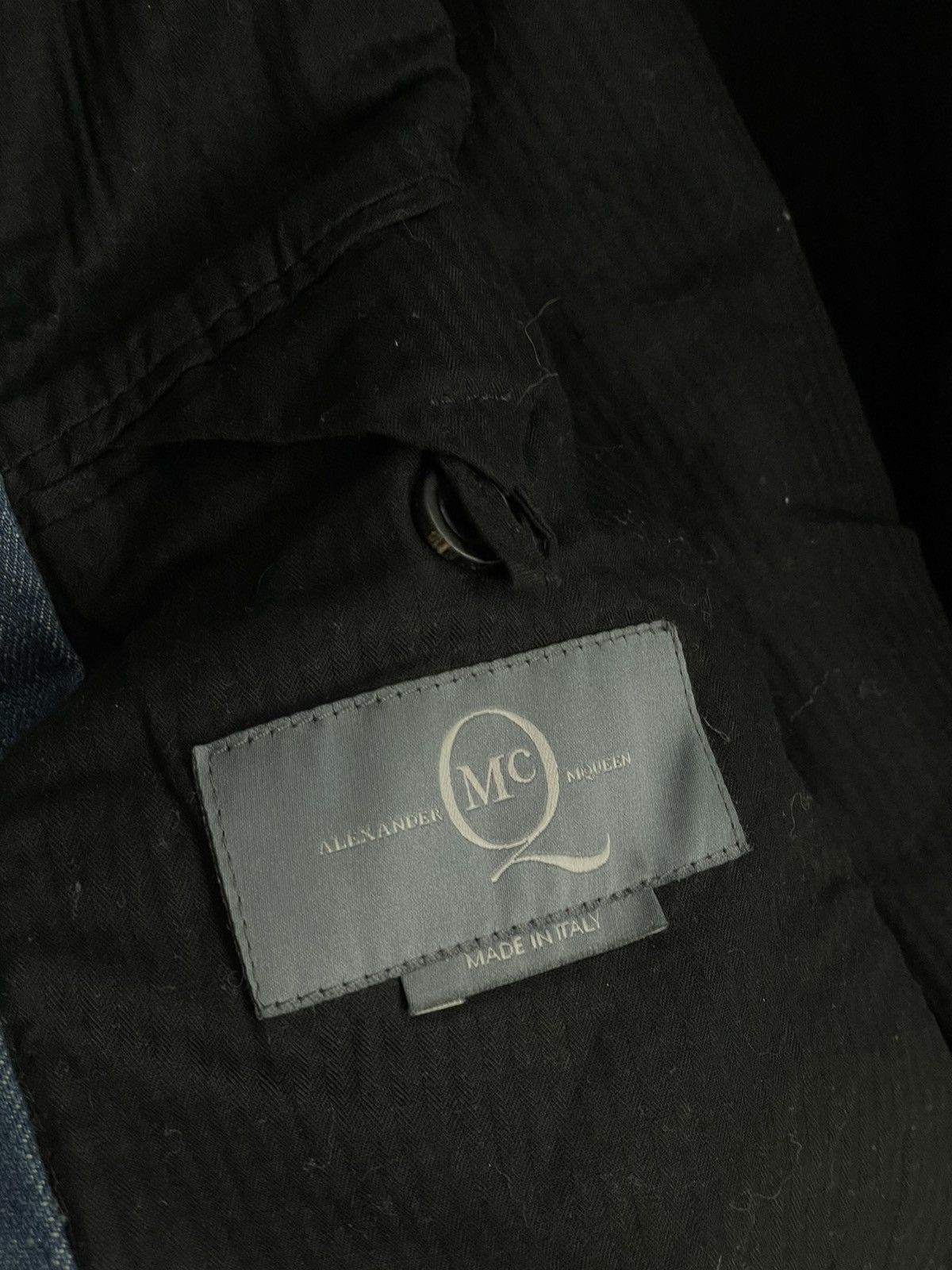 Alexander McQueen Alexander Mcqueen Classic Luxury Heavy Blazer Jacket Size 52R - 9 Thumbnail
