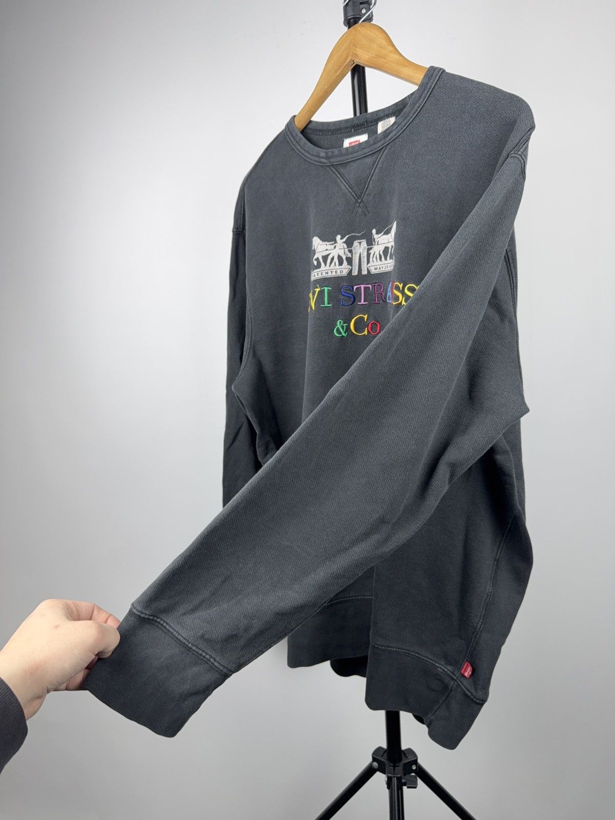 Levi's Vintage 00s USA Western Levi’s Embroidered Logo Sweatshirt Size US XL / EU 56 / 4 - 10 Thumbnail