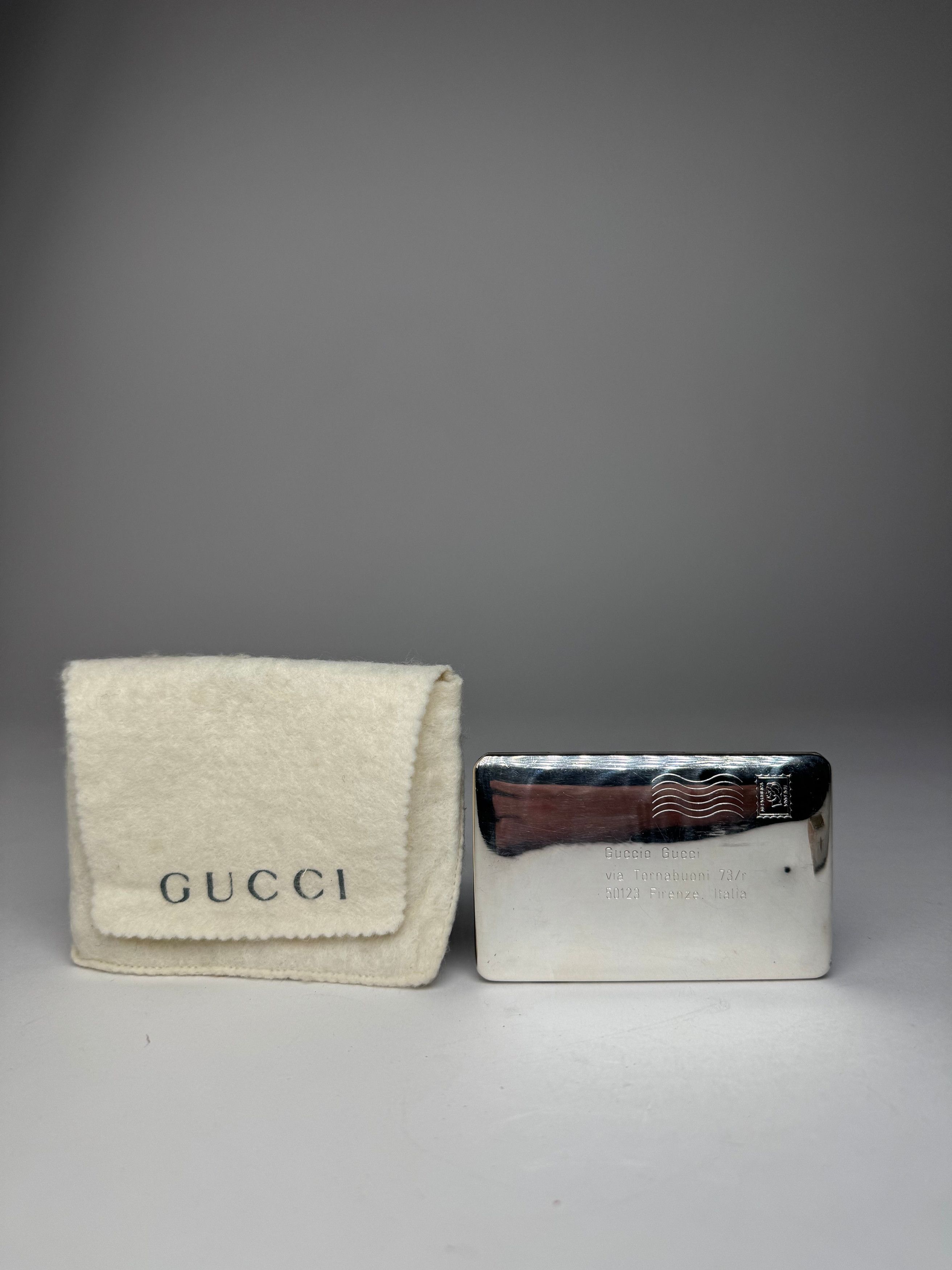 Gucci Vintage Sterling Silver Case Card Holder Size ONE SIZE - 1 Thumbnail