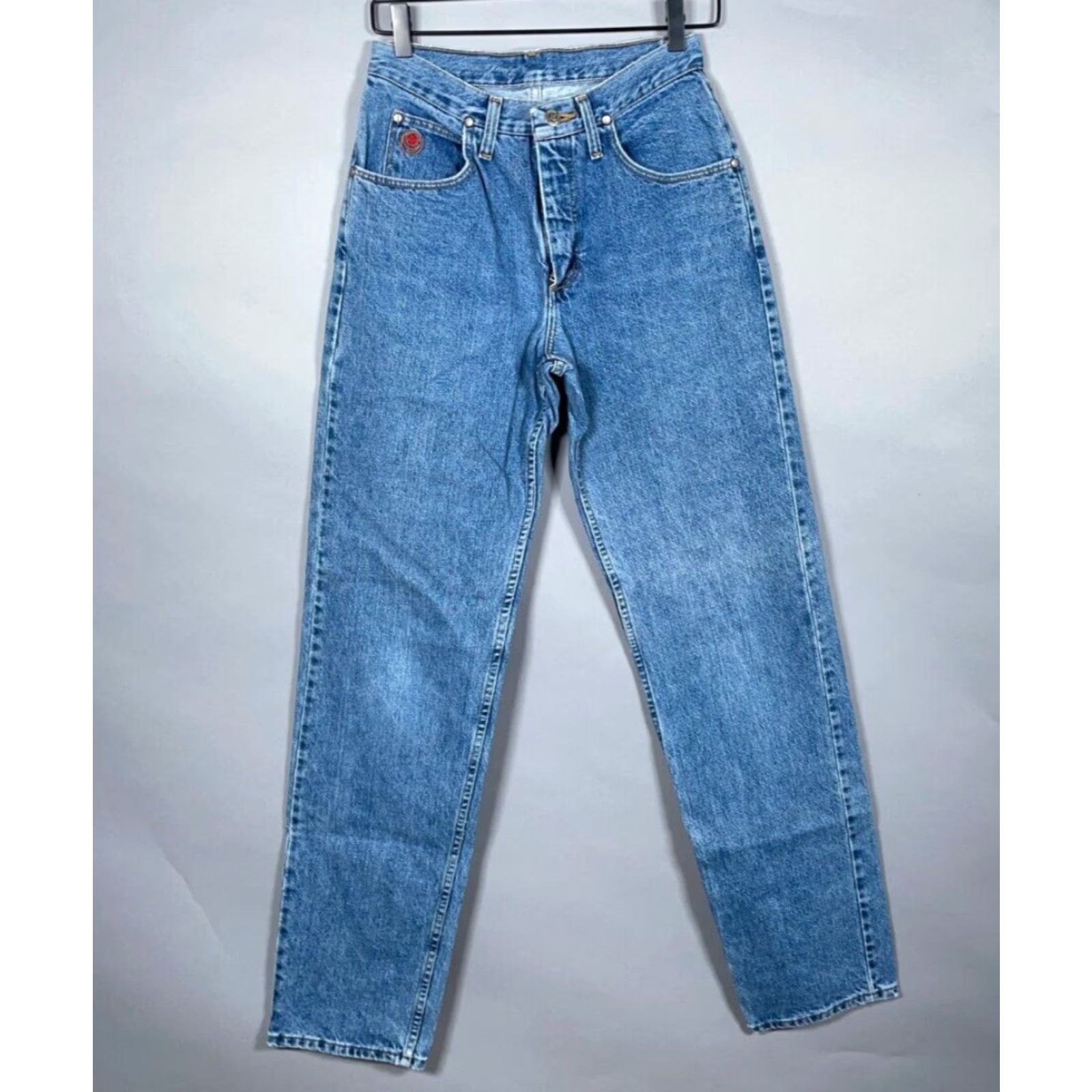 Wrangler VINTAGE Wrangler 20X Slim Fit Jeans Men's 27x34 Blue Denim 90s Cowboy Size US 27 - 2 Thumbnail