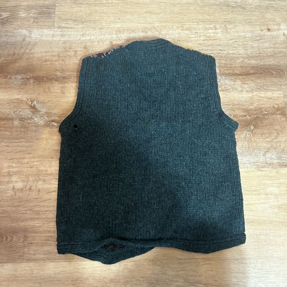Polo Ralph Lauren Vintage 1980s Polo Ralph Lauren Hand Knit Wool Vest S Size US S / EU 44-46 / 1 - 2 Thumbnail