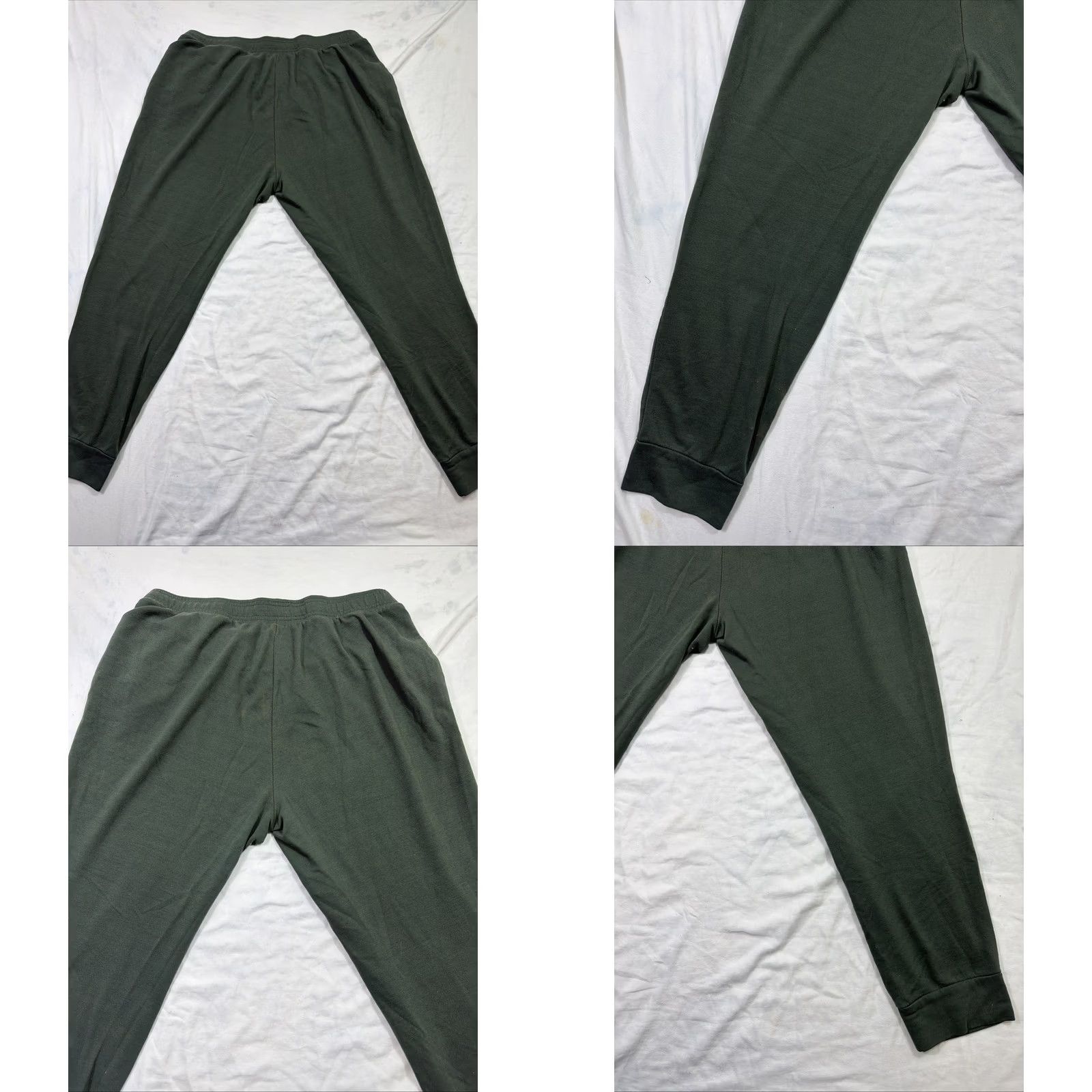 Eddie Bauer Eddie Bauer Lounge Sweatpants Women XL Green Solid Relaxed Fit Logo P ull On Straight Leg Casual Travel Size 40" / US 18 - 9 Thumbnail