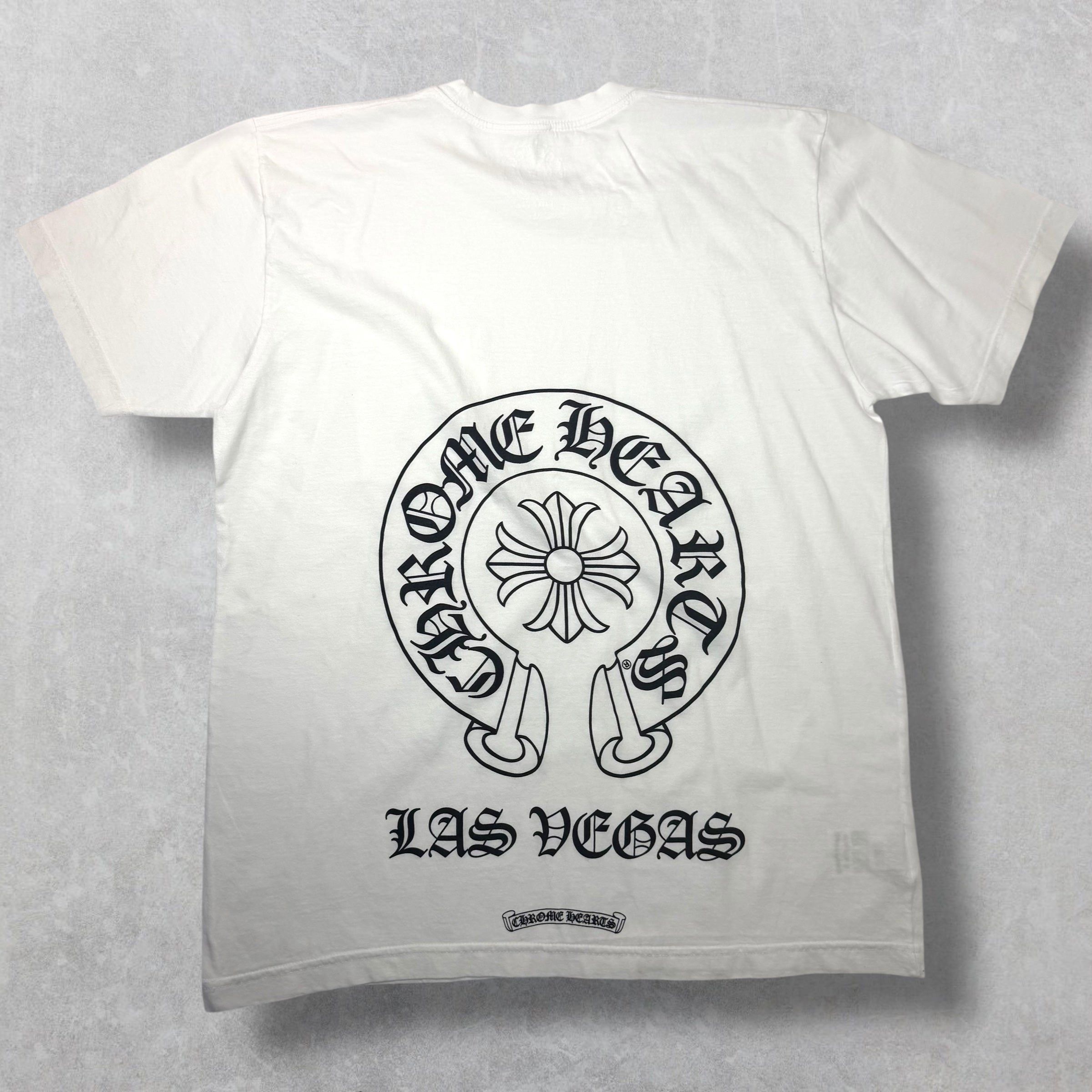 Chrome Hearts Chrome Hearts Las Vegas Exclusive Horseshoe Tee White L Size US L / EU 52-54 / 3 - 1 Thumbnail