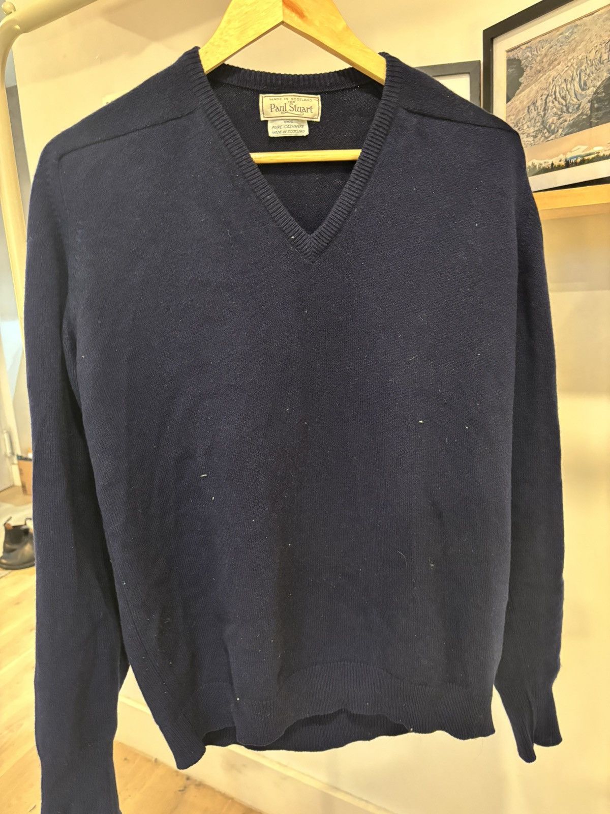 Paul Stuart Navy Sweater Size US M / EU 48-50 / 2 - 1 Thumbnail
